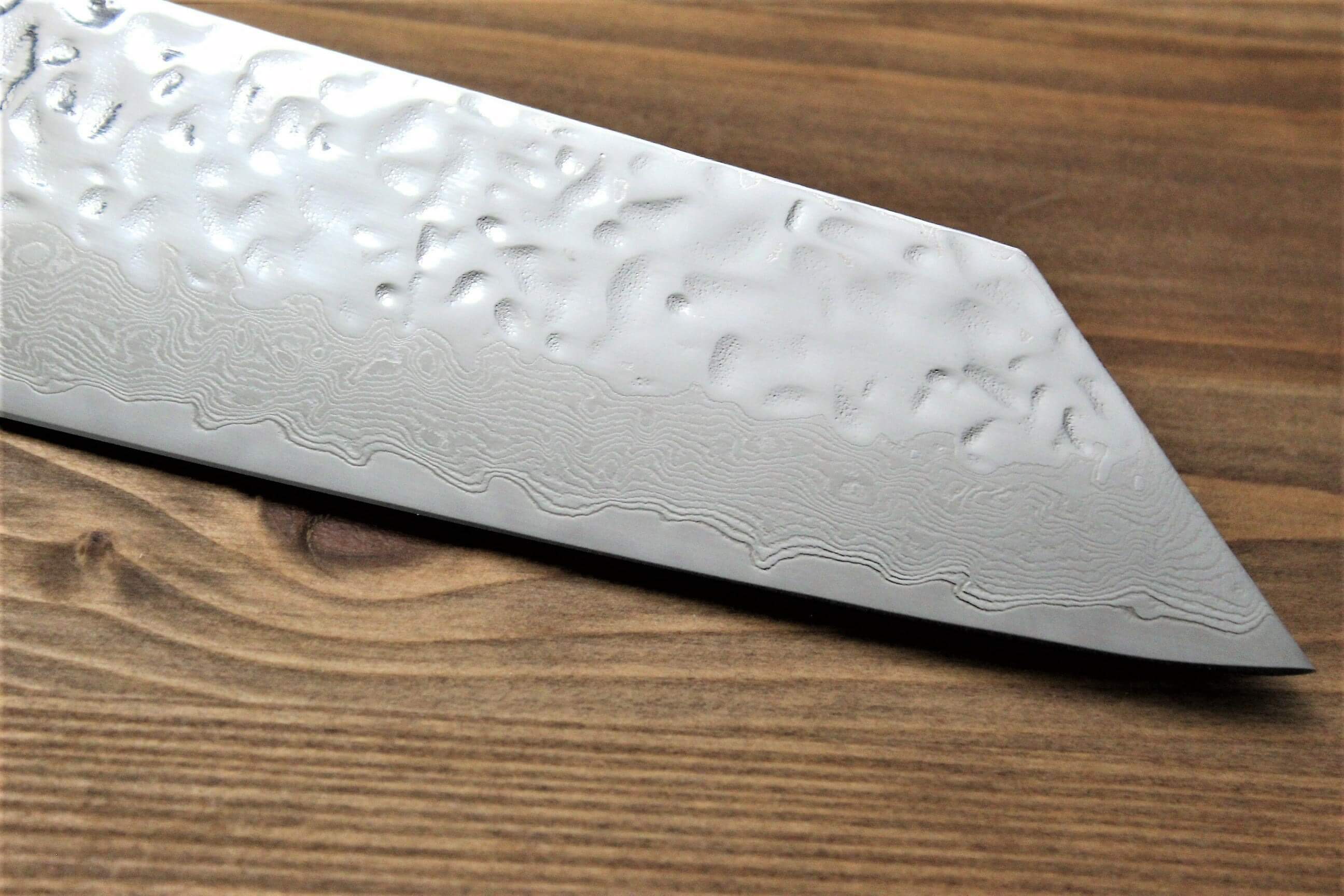 Knife - Kaneshige Hamono 10A Nickel Damascus 67 Layer Kiritsuke Gyuto Knife 210 Mm (8.2")
