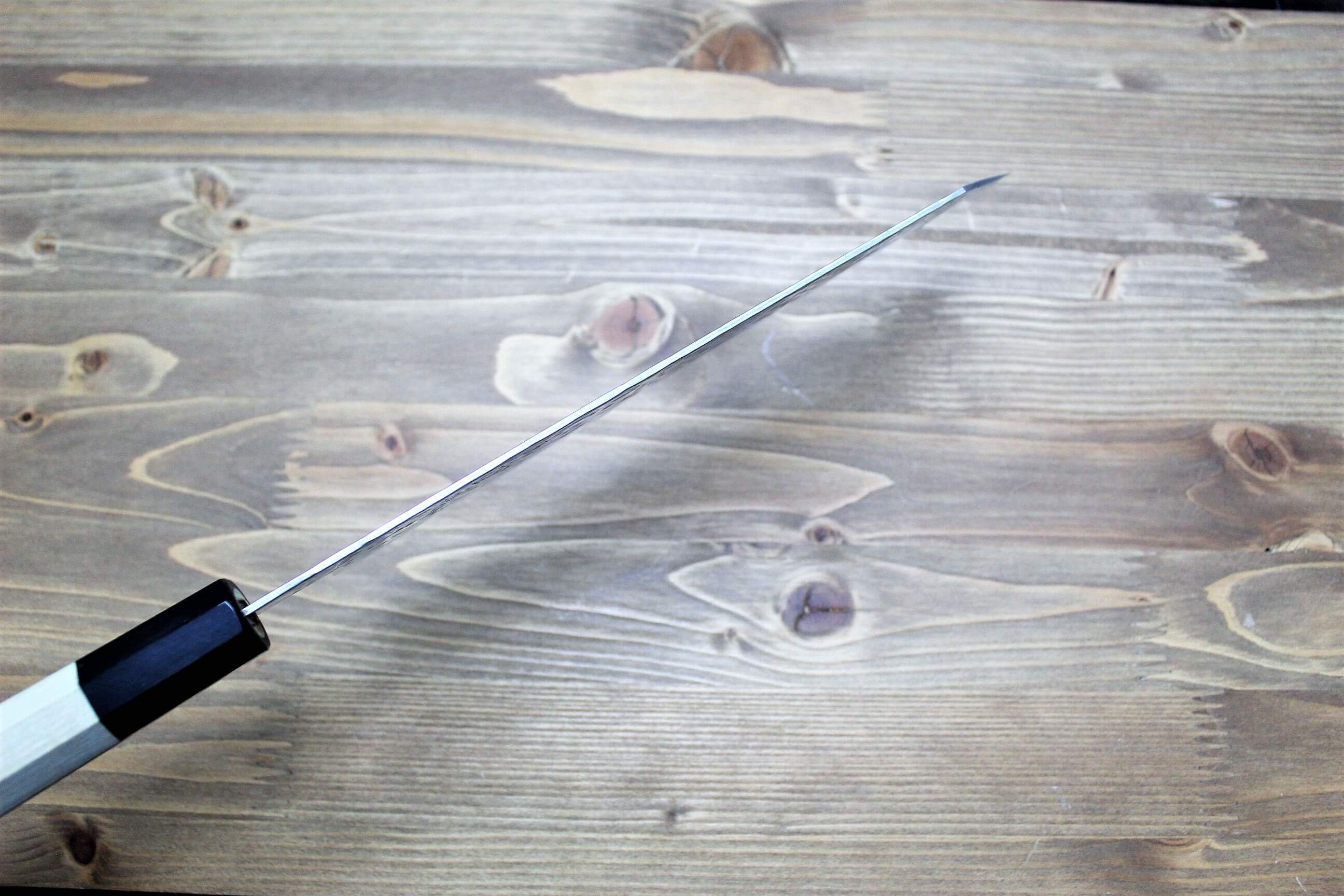 Knife - Kaneshige Hamono 10A Nickel Damascus 67 Layer Kiritsuke Gyuto Knife 210 Mm (8.2")