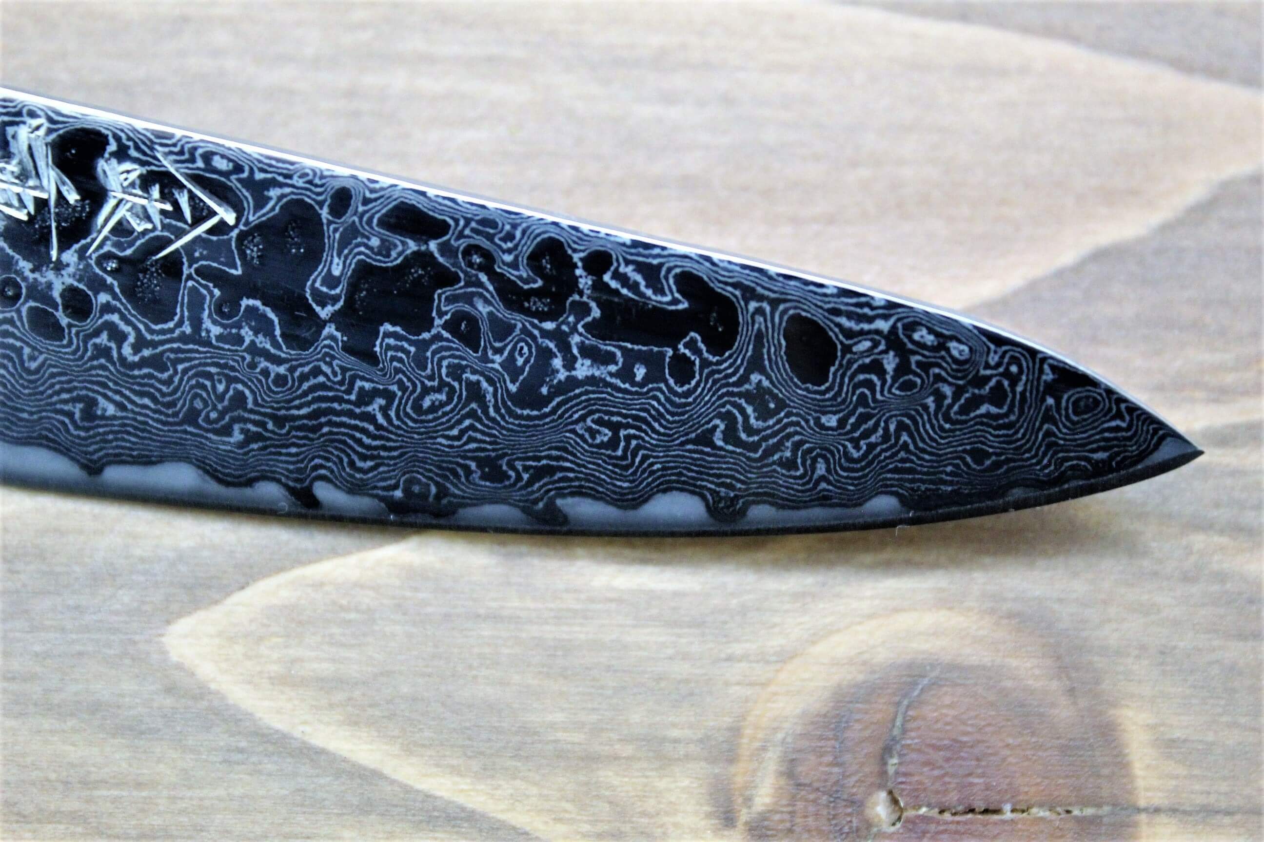 Knife - Kaneshige Hamono 67 Layer Nickel Damascus Paring Knife 80 Mm (3.2")