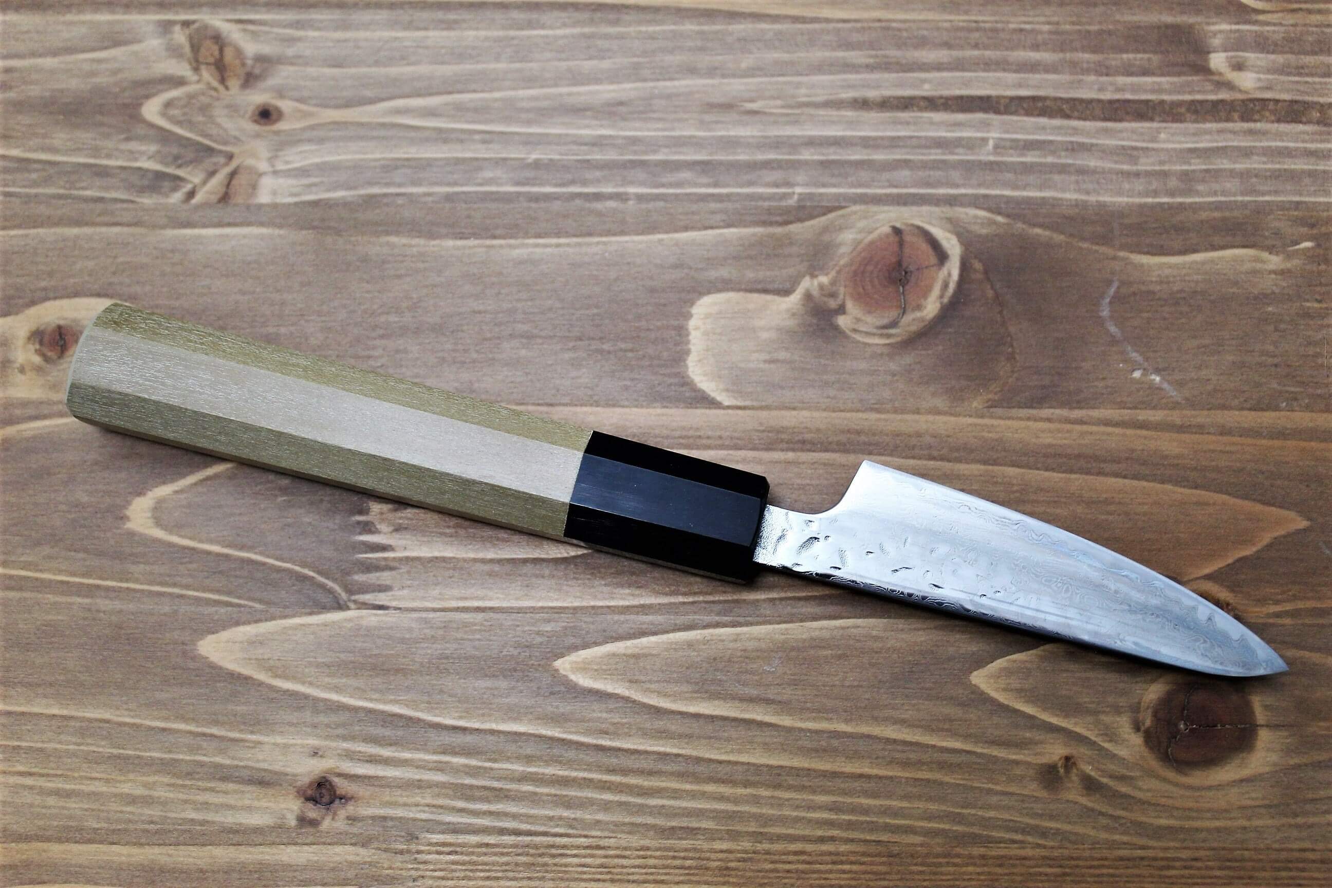 Knife - Kaneshige Hamono 67 Layer Nickel Damascus Paring Knife 80 Mm (3.2")