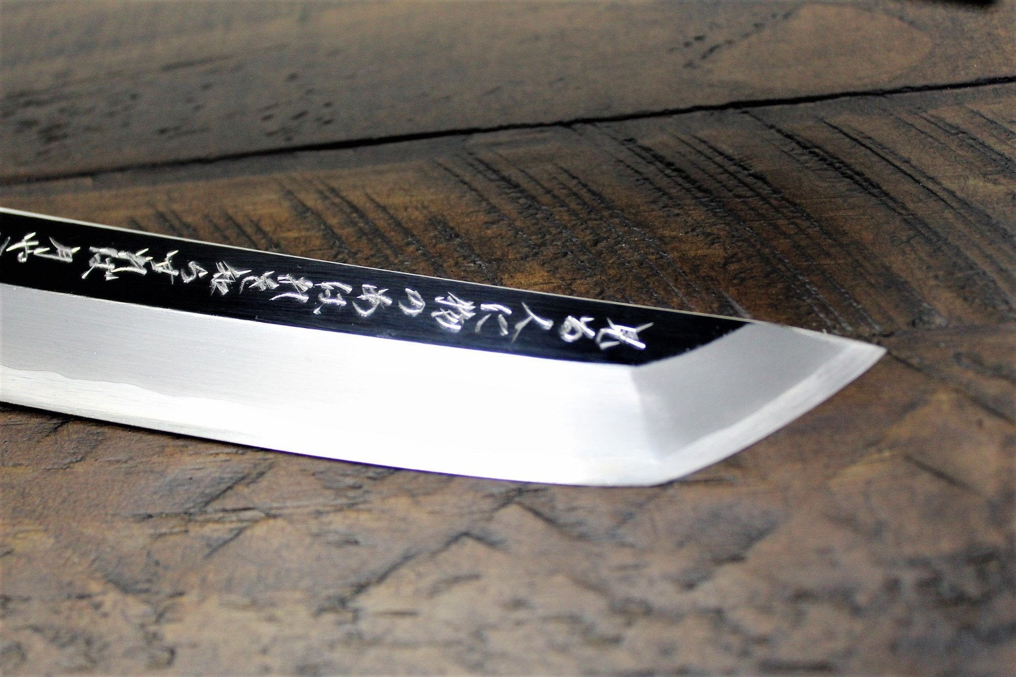 Knife - Sakai Takayuki Rinka Ginsan Silver #3 Sakimaru-Takohiki 390mm (15.4") With Decorative Handle And Saya - Cherry Blossom Engraving - Slicer