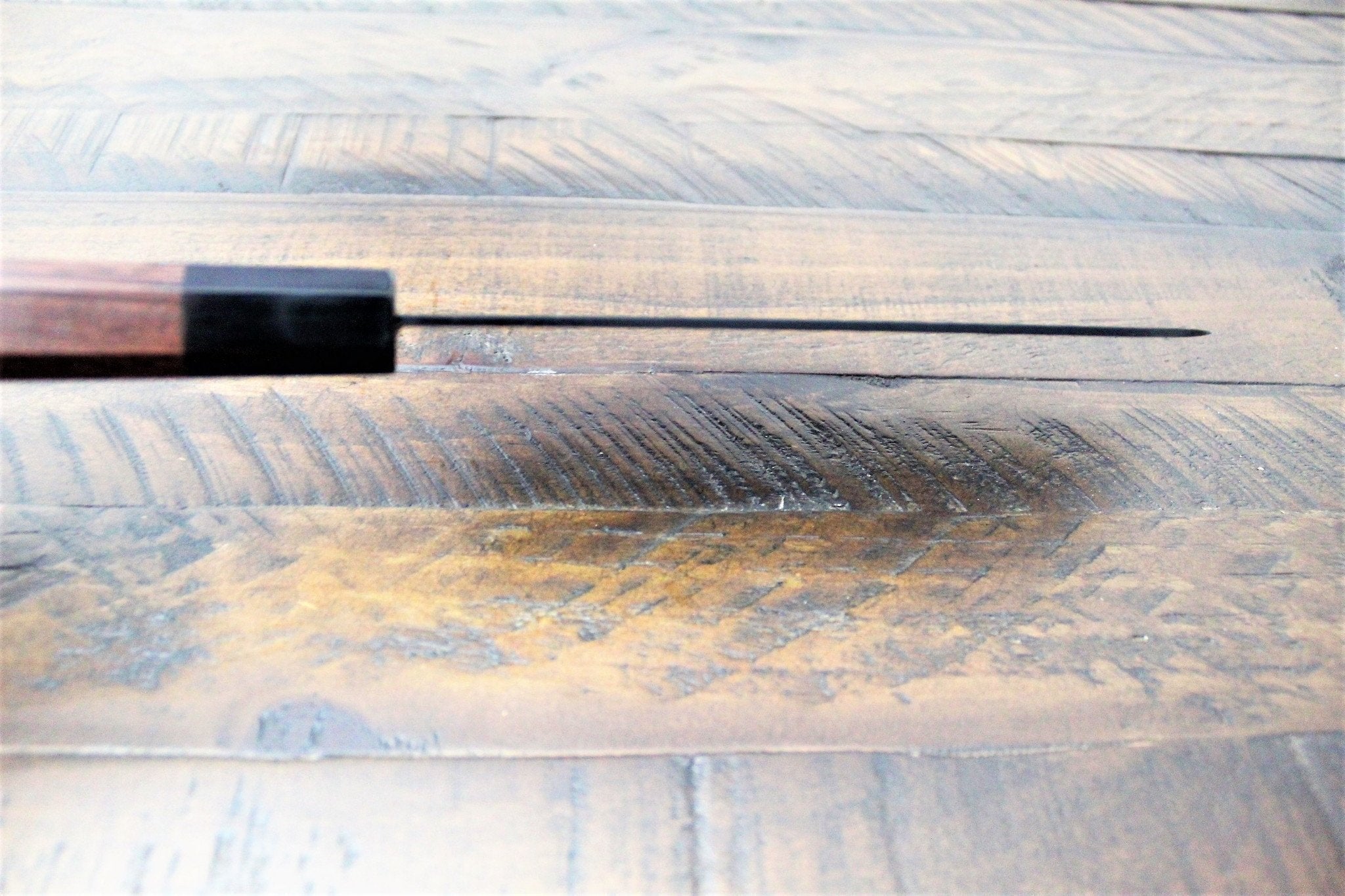 Knife - Sakai Takayuki Santoku Knife With Wenge Handle 170mm (6.7") Kurokage VG-10 With Non Stick Coating