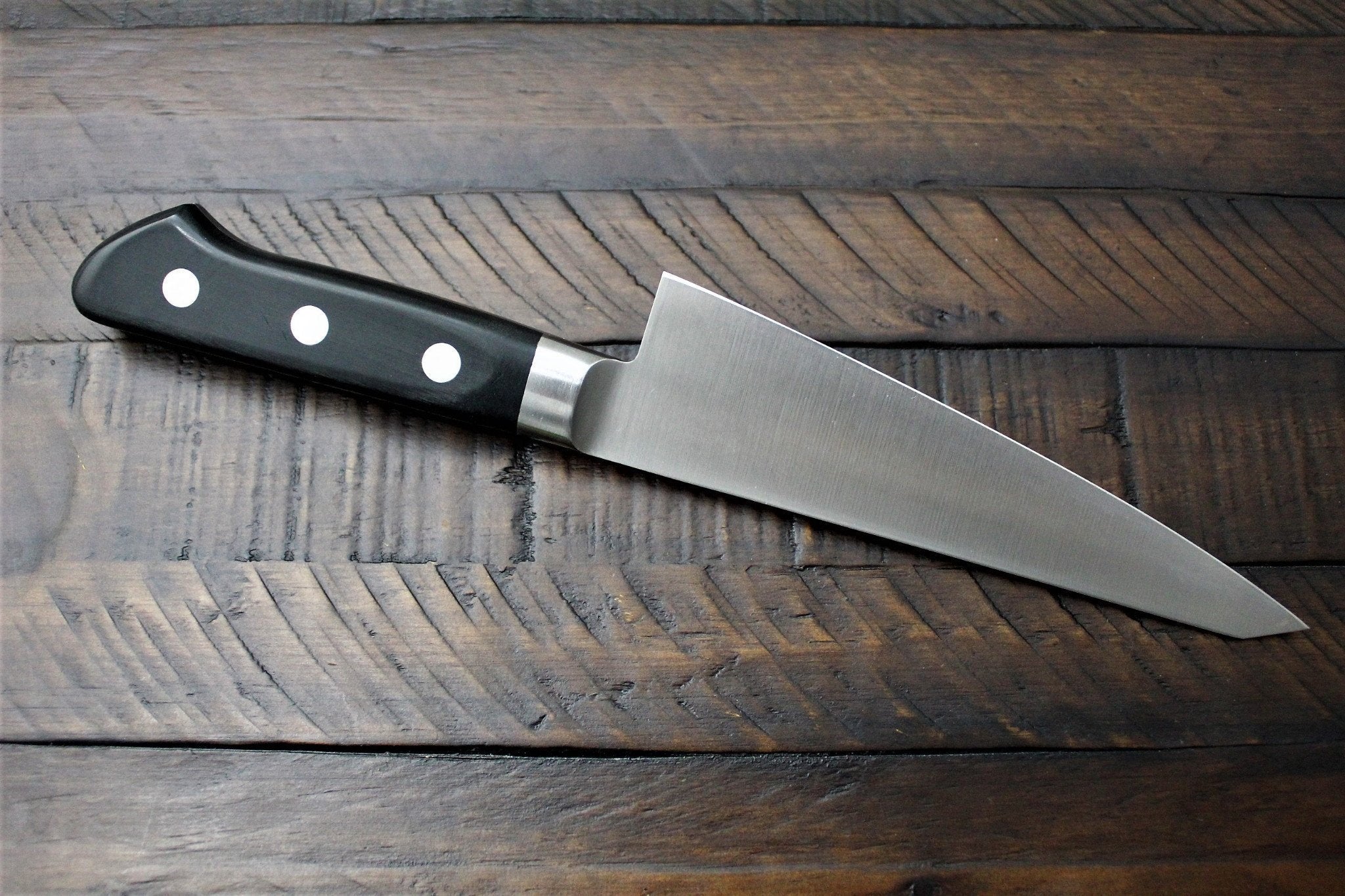 Honesuki Boning Knife with Japanese steel 150mm (5.9") Sakai Takayuki by Hasu-Seizo