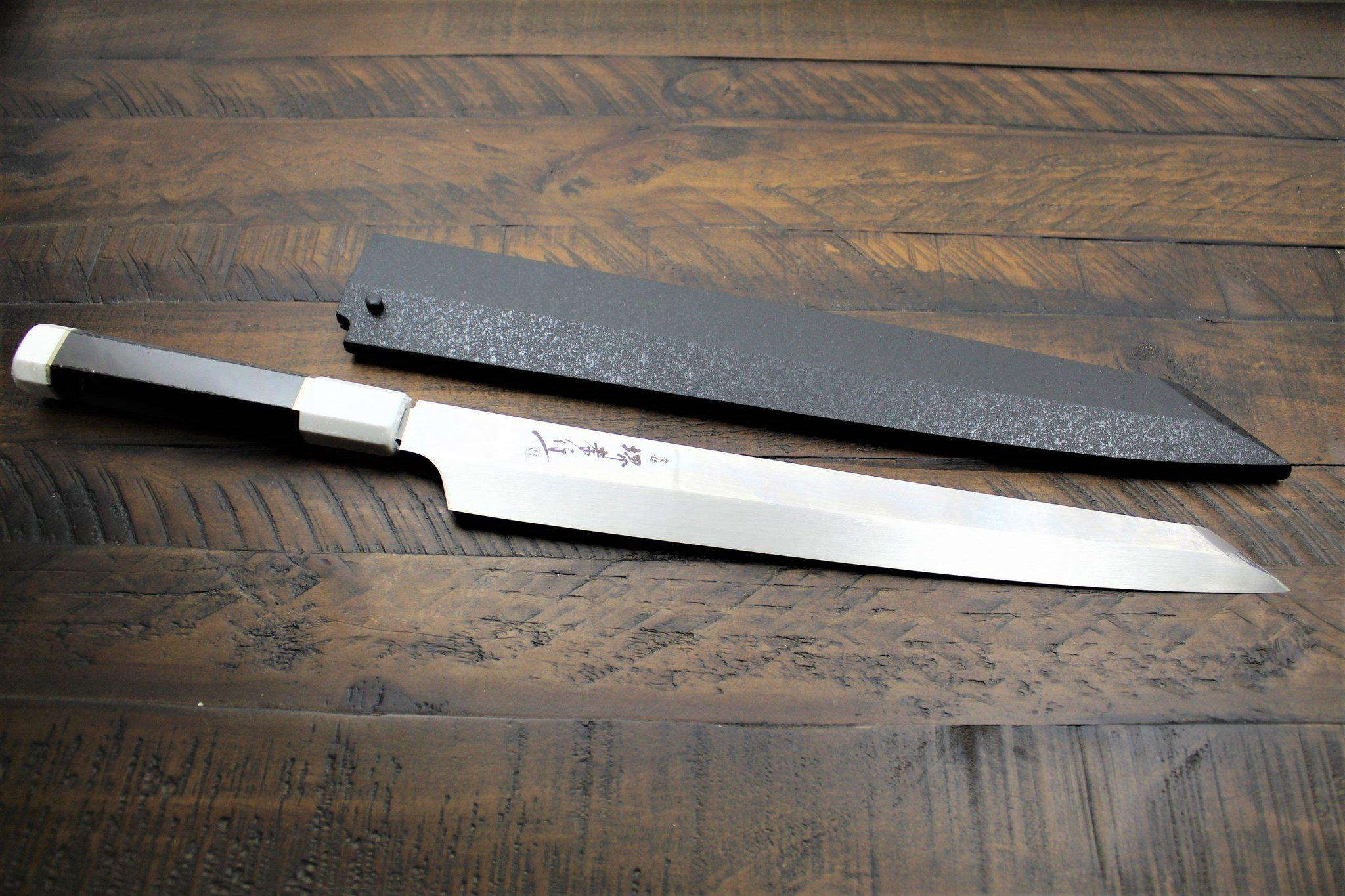 Kengata Yanagiba White Steel Shirogami Sakai Takayuki