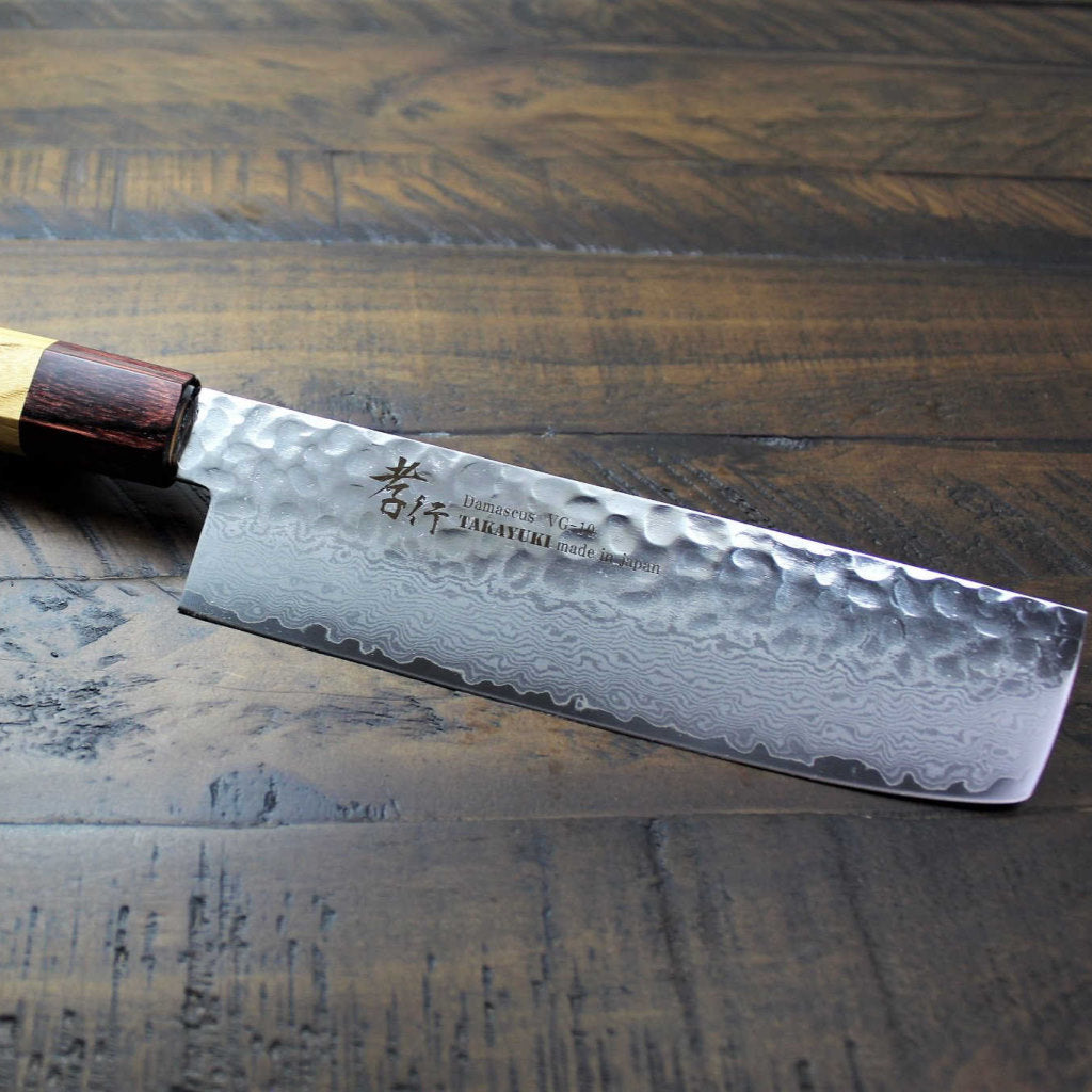 Damascus 33 layer Nakiri knife