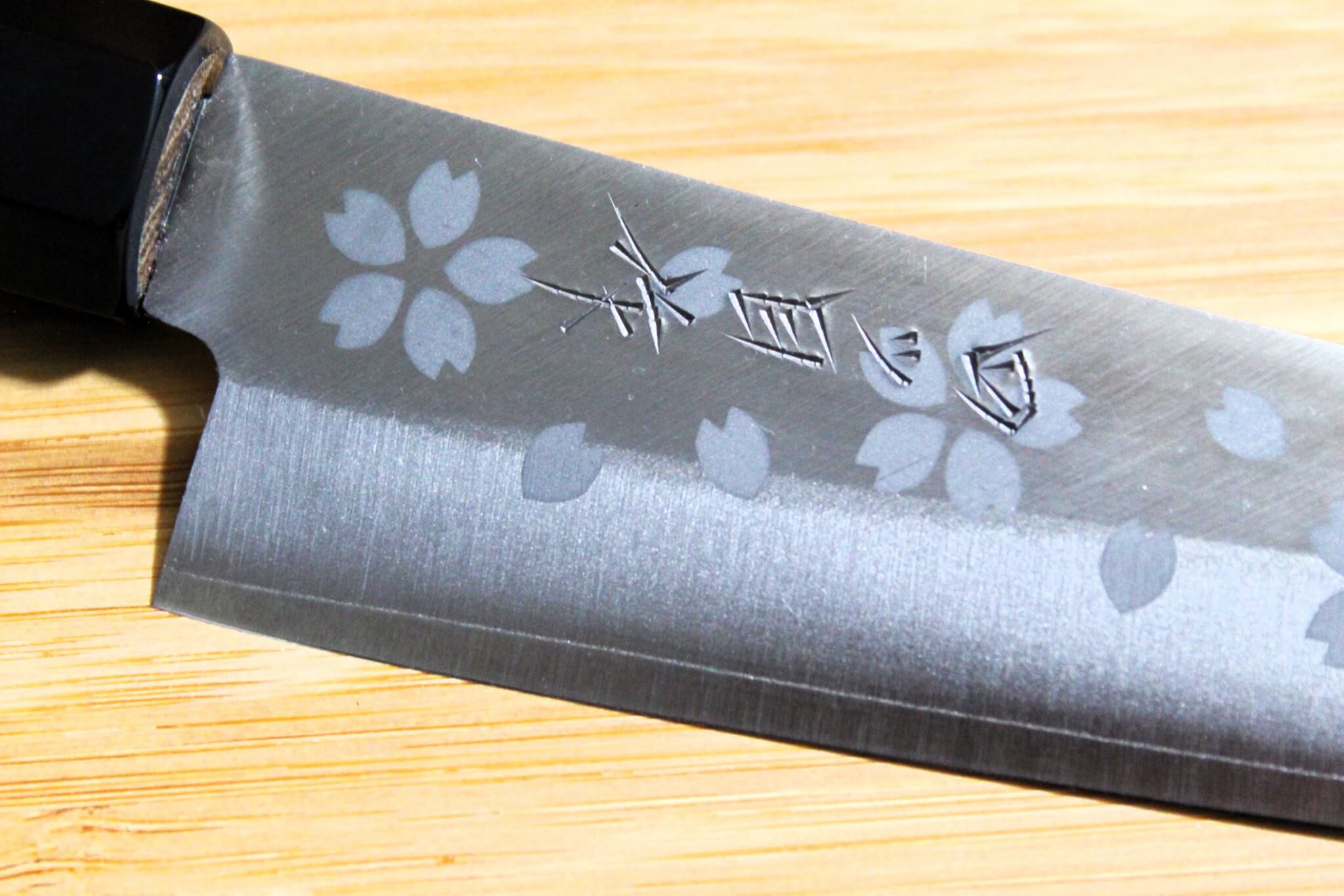 Fujita Marunoko VG 10 Cherry Blossom Petty with Cypress Handle 150mm / 5.9"