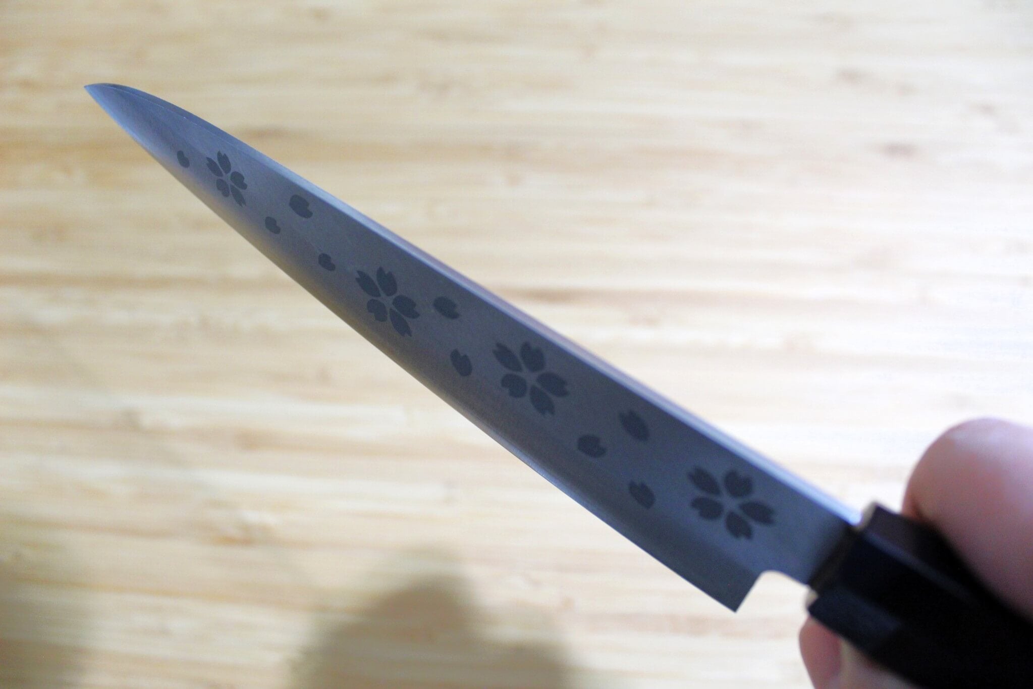 Fujita Marunoko VG 10 Cherry Blossom Petty with Cypress Handle 150mm / 5.9"