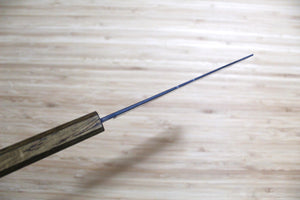 OUL Kurouchi Aoniko / Blue Steel #2 Small Nakiri Knife 120 mm / 4.7" Black Oak Handle