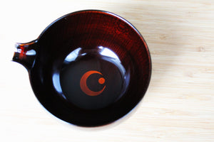 Elegant Lacquered Katakuchi & Sake Cup Set