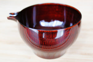 Elegant Lacquered Katakuchi & Sake Cup Set