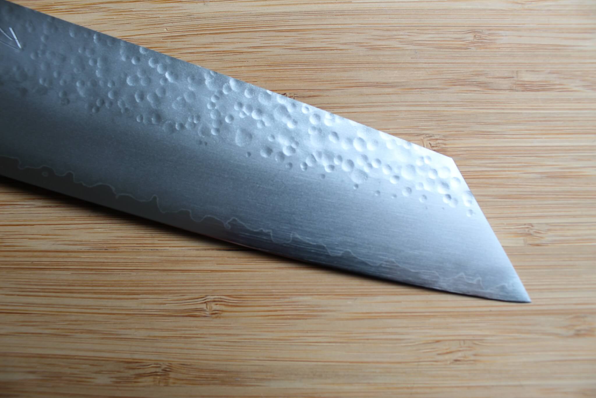 Hado Shiosai SG2 Powdered Stainless 210mm Kengata Gyuto  - Stabilized Wood Handle