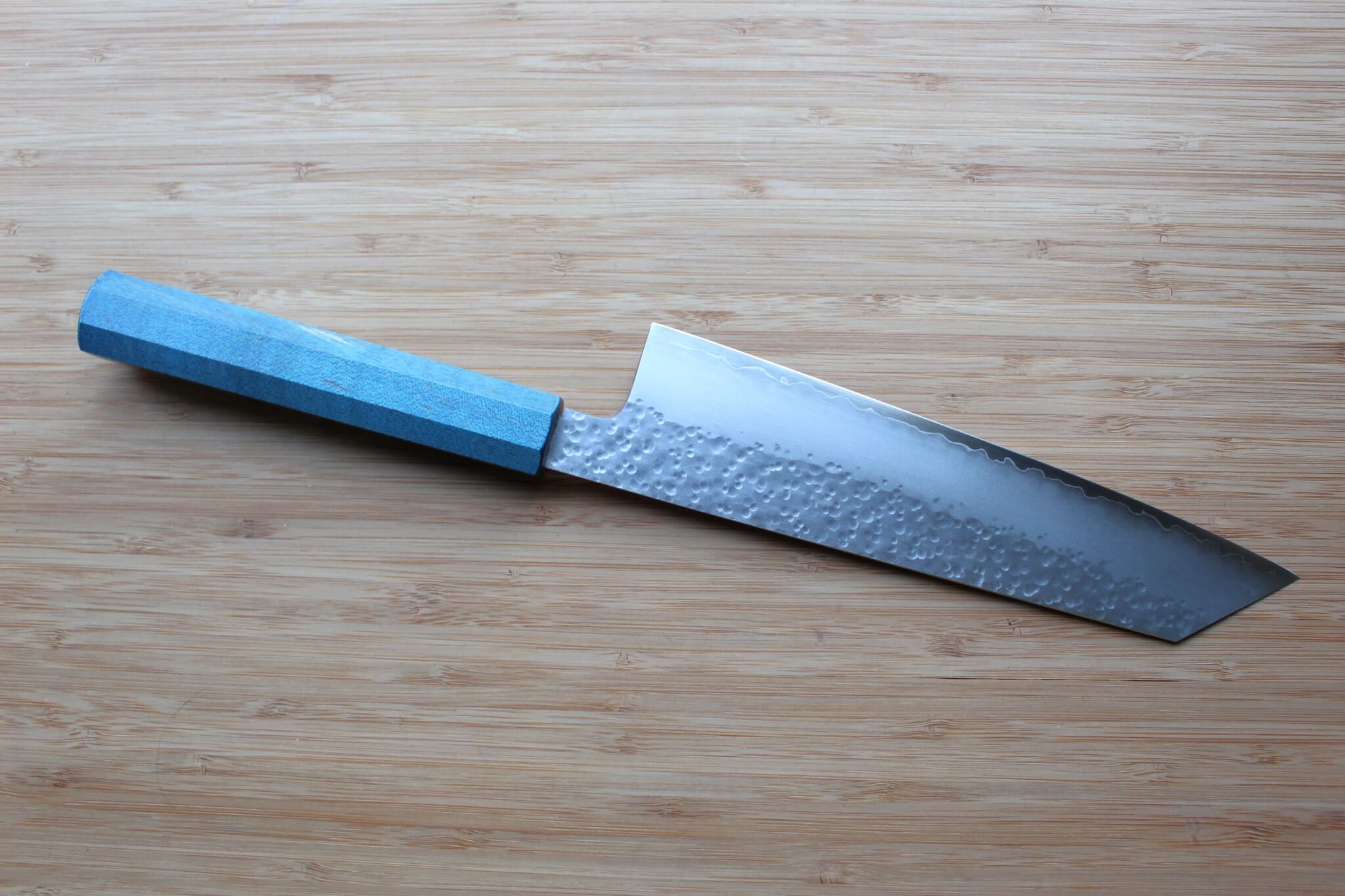 Hado Shiosai SG2 Powdered Stainless 210mm Kengata Gyuto  - Stabilized Wood Handle