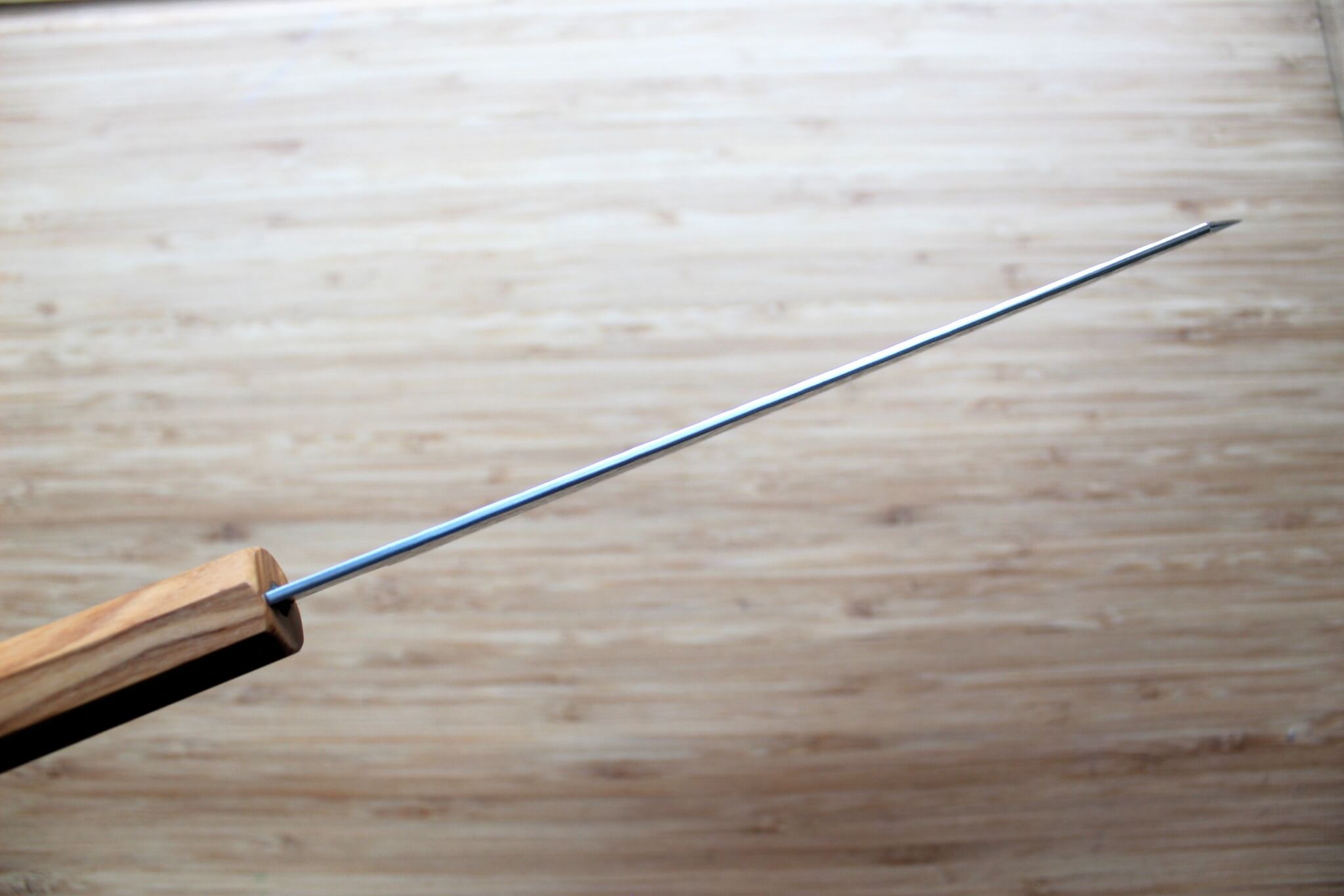 Hado Shiosai SG2 Powdered Stainless 210mm Kengata Gyuto  - Olive Wood Handle