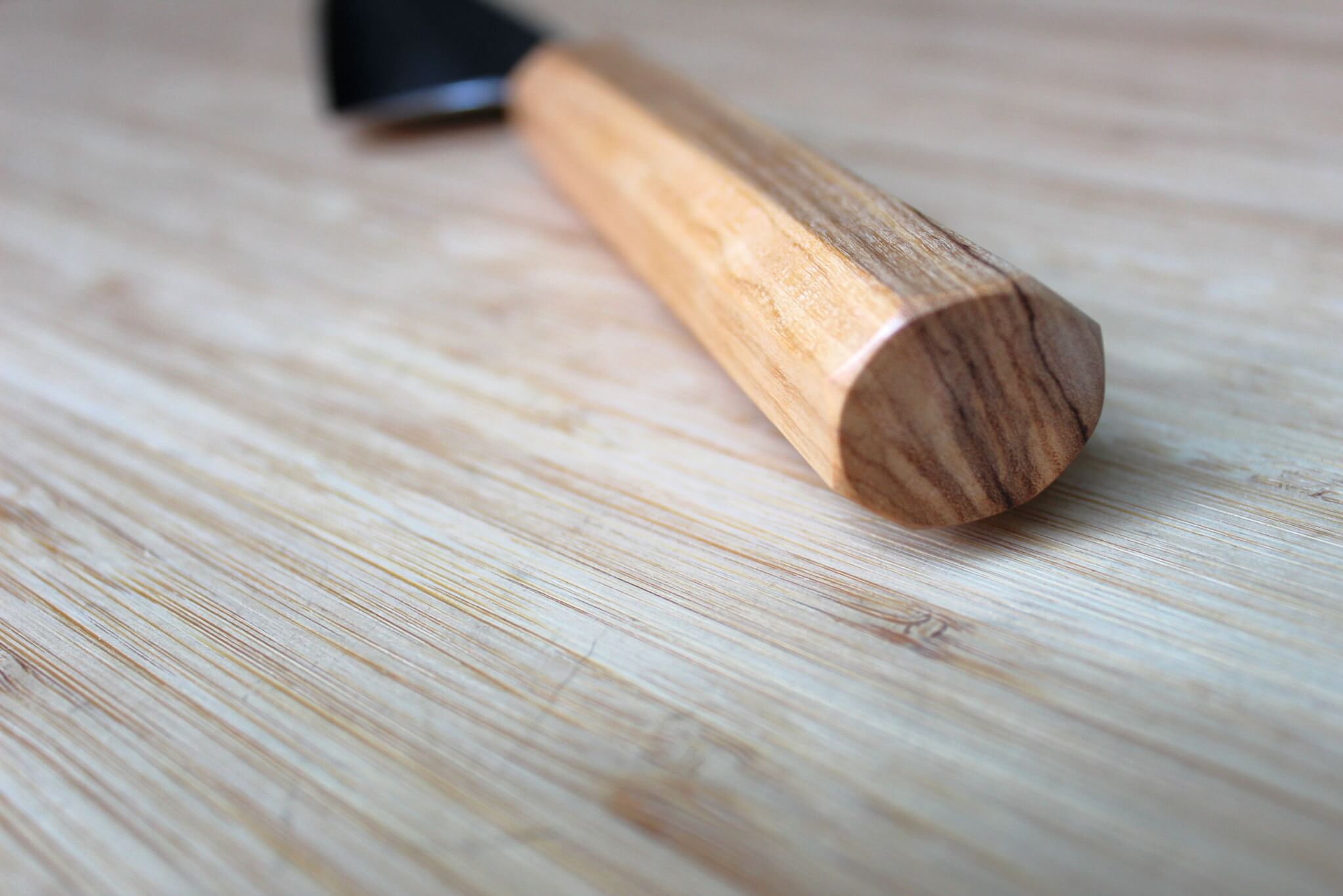 Hado Shiosai SG2 Powdered Stainless 210mm Kengata Gyuto  - Olive Wood Handle