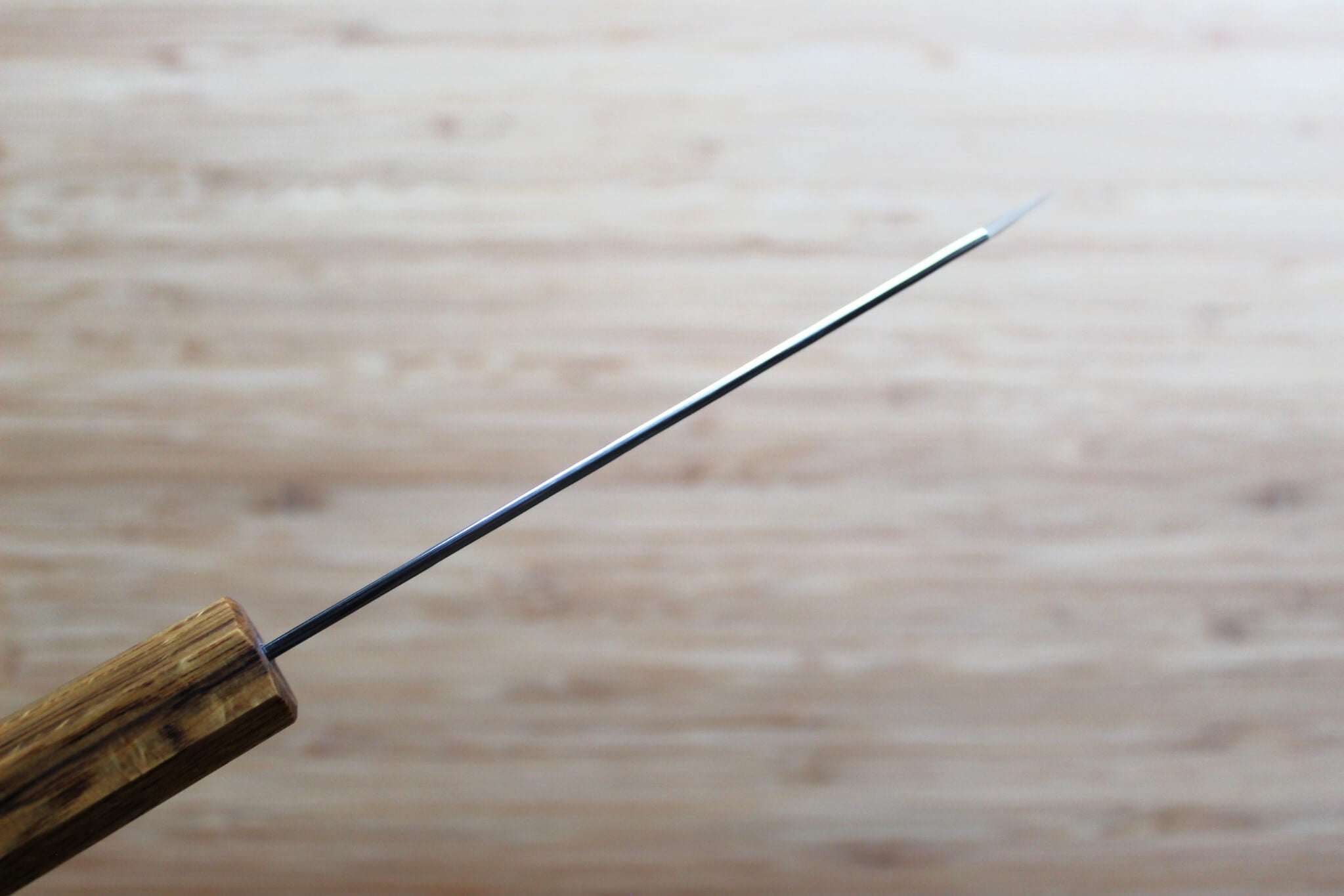 Hado Shiosai SG2 Powdered Stainless 135mm Small Bunka -  Oak Wood Handle