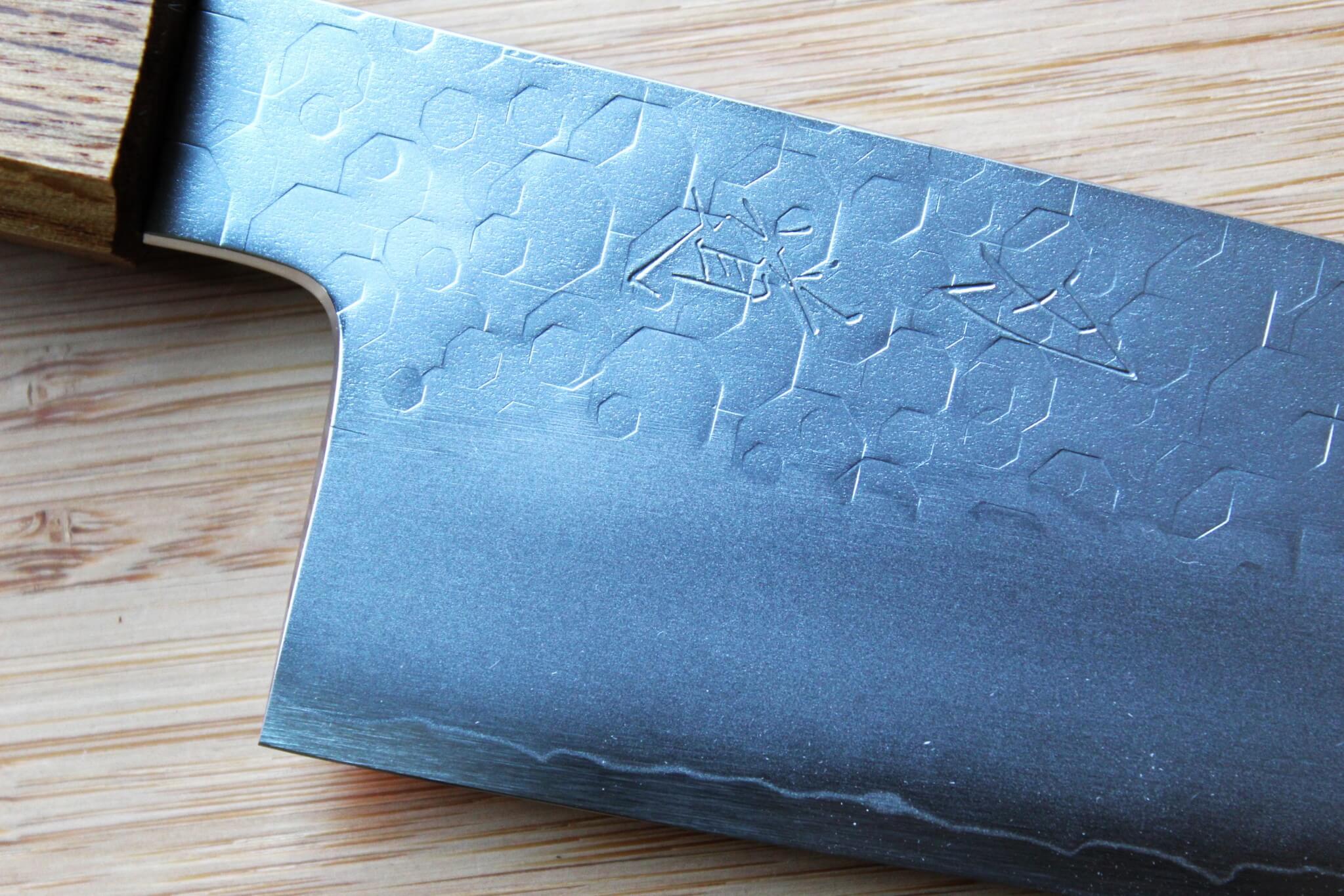 Hado Shiosai SG2 Powdered Stainless 180mm Bunka - Oak Wood Handle