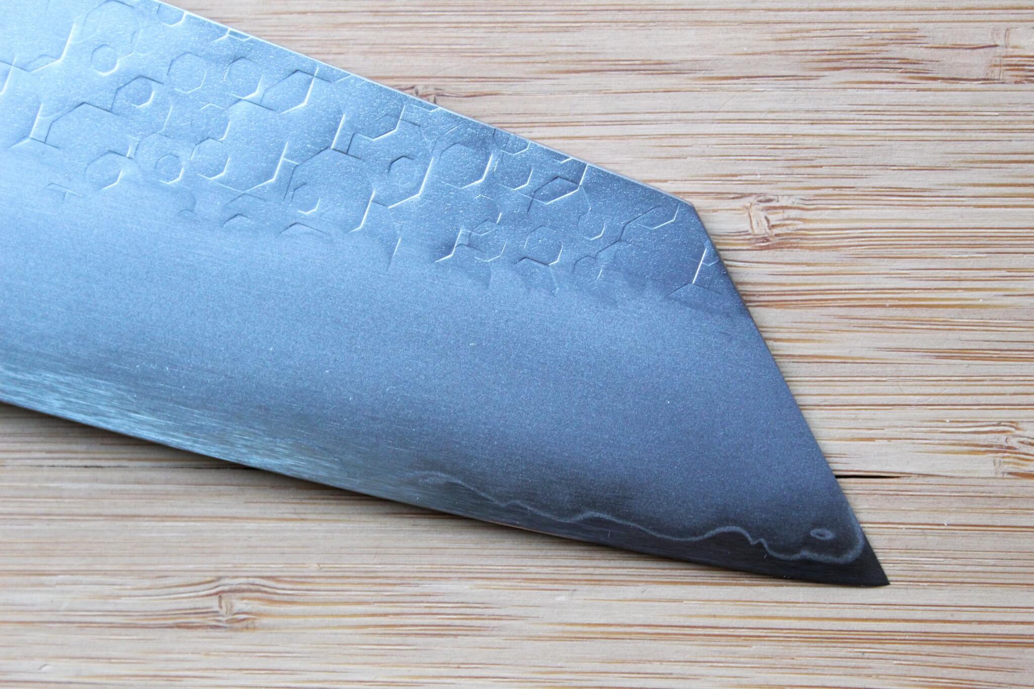 Hado Shiosai SG2 Powdered Stainless 180mm Bunka - Oak Wood Handle