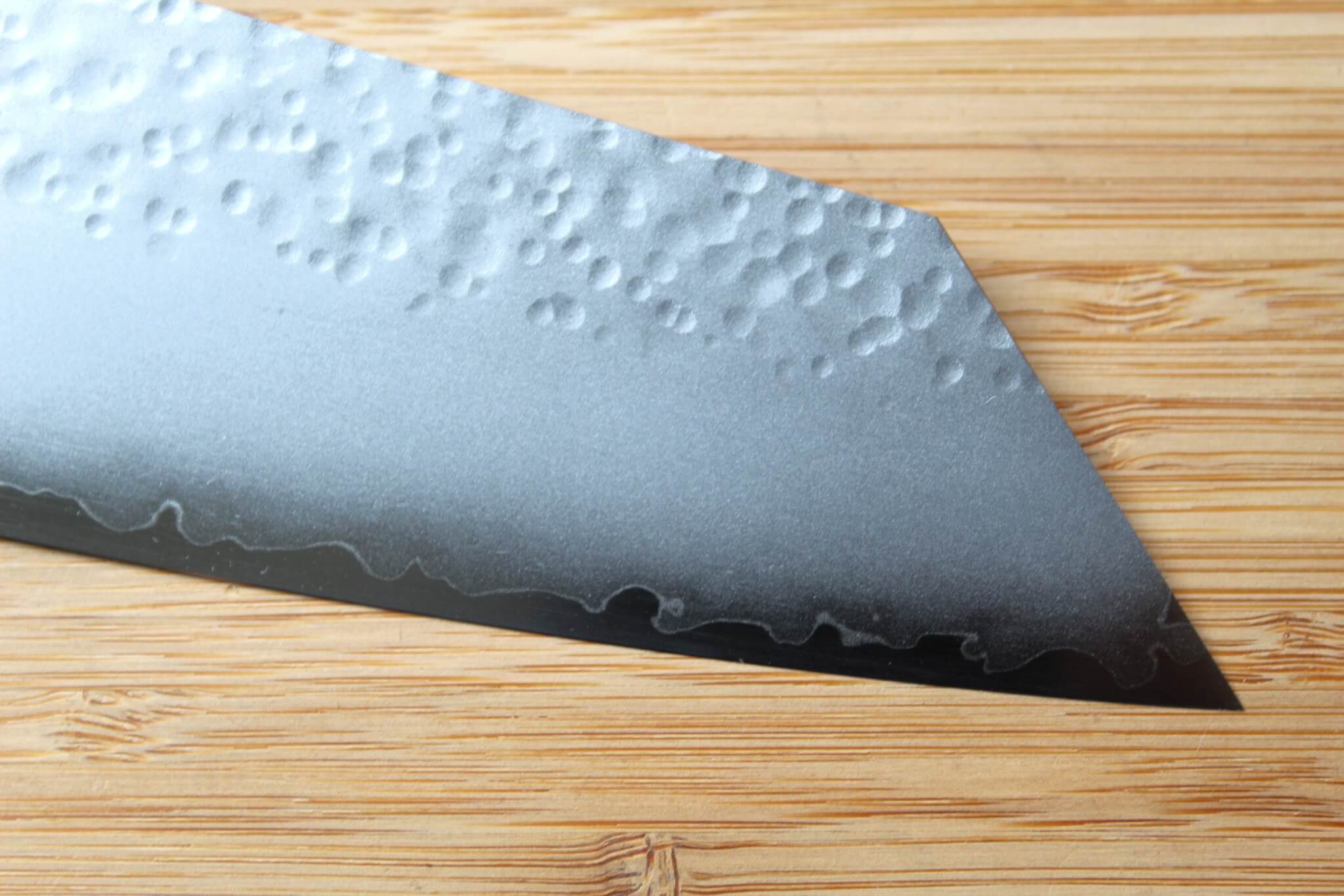 Hado Shiosai SG2 Powdered Stainless 210mm Kengata Gyuto  - Oak Wood Handle