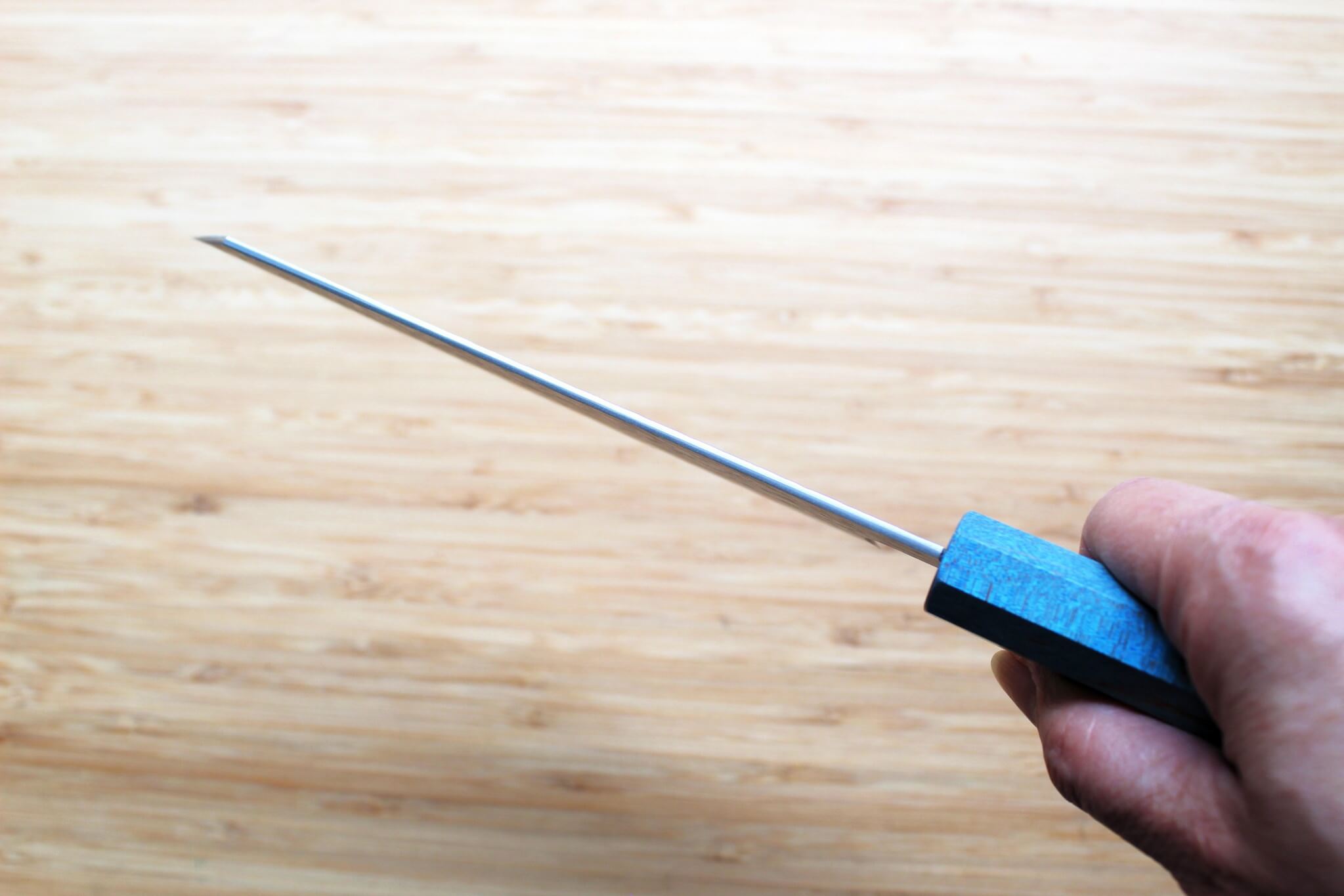 Hado Shiosai SG2 Powdered Stainless 180mm Bunka - Stabilized Wood Handle