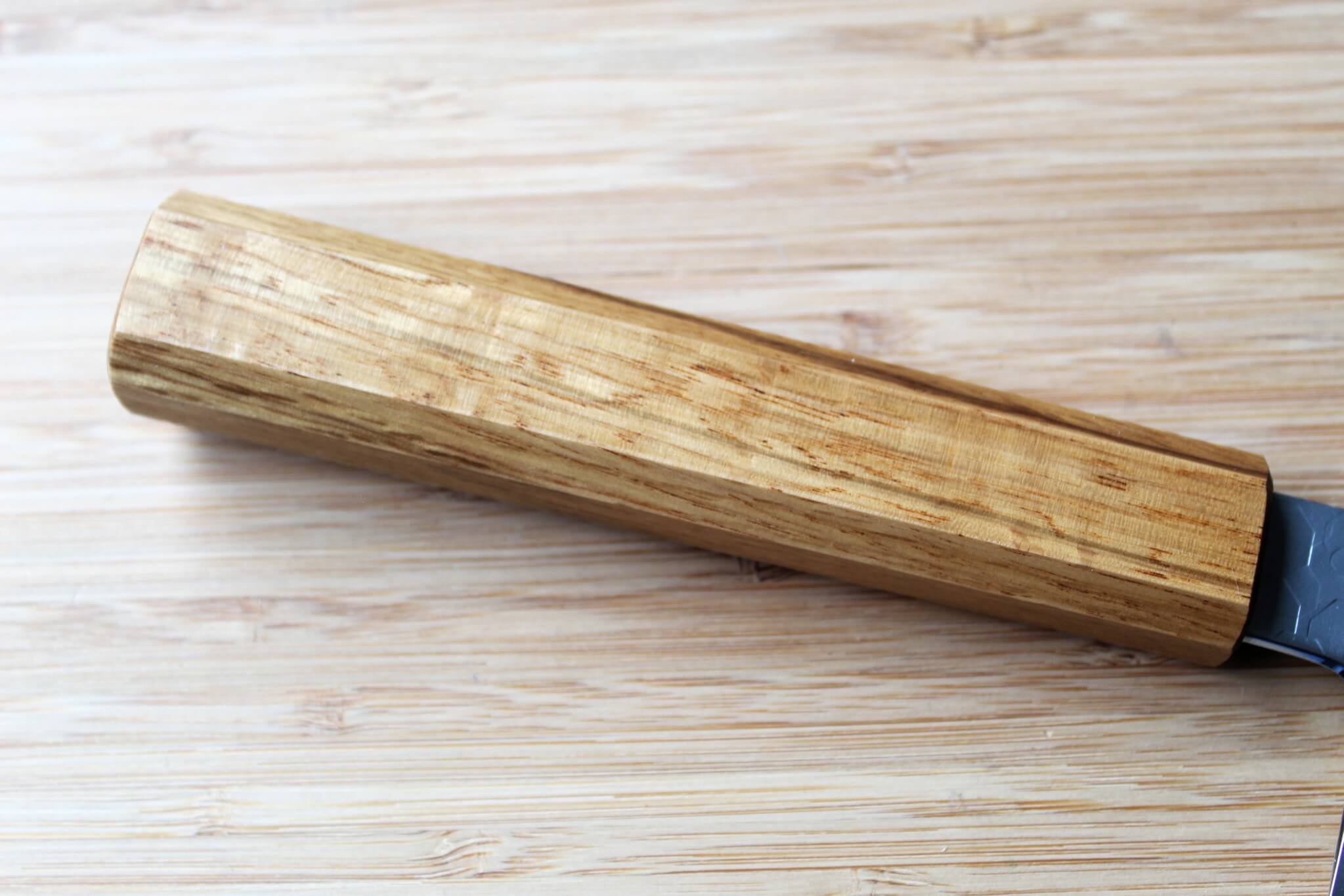 Hado Shiosai SG2 Powdered Stainless 135mm Small Bunka -  Olive Wood Handle