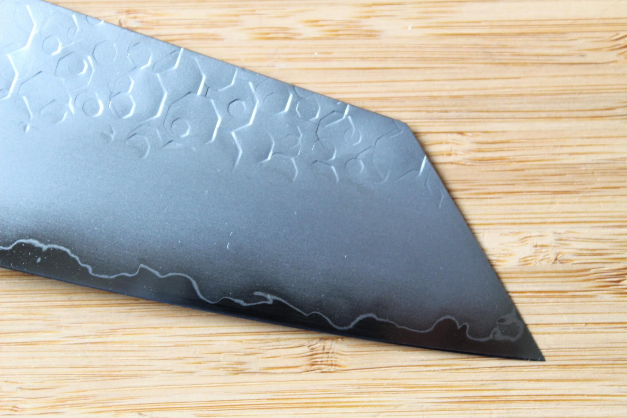 Hado Shiosai SG2 Powdered Stainless 135mm Small Bunka -  Olive Wood Handle