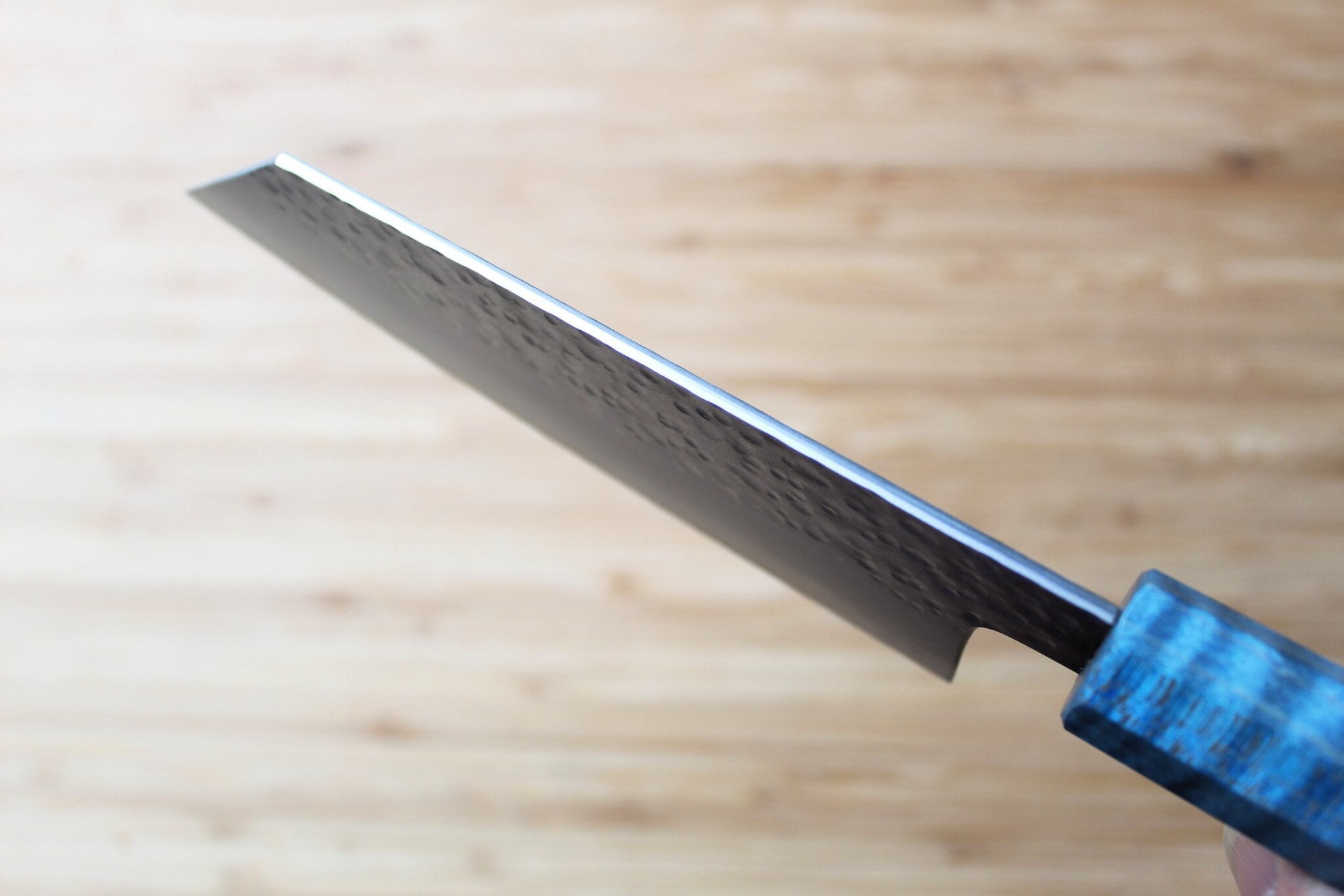 Hado Shiosai SG2 Powdered Stainless 135mm Small Bunka -  Stabilized Wood Handle