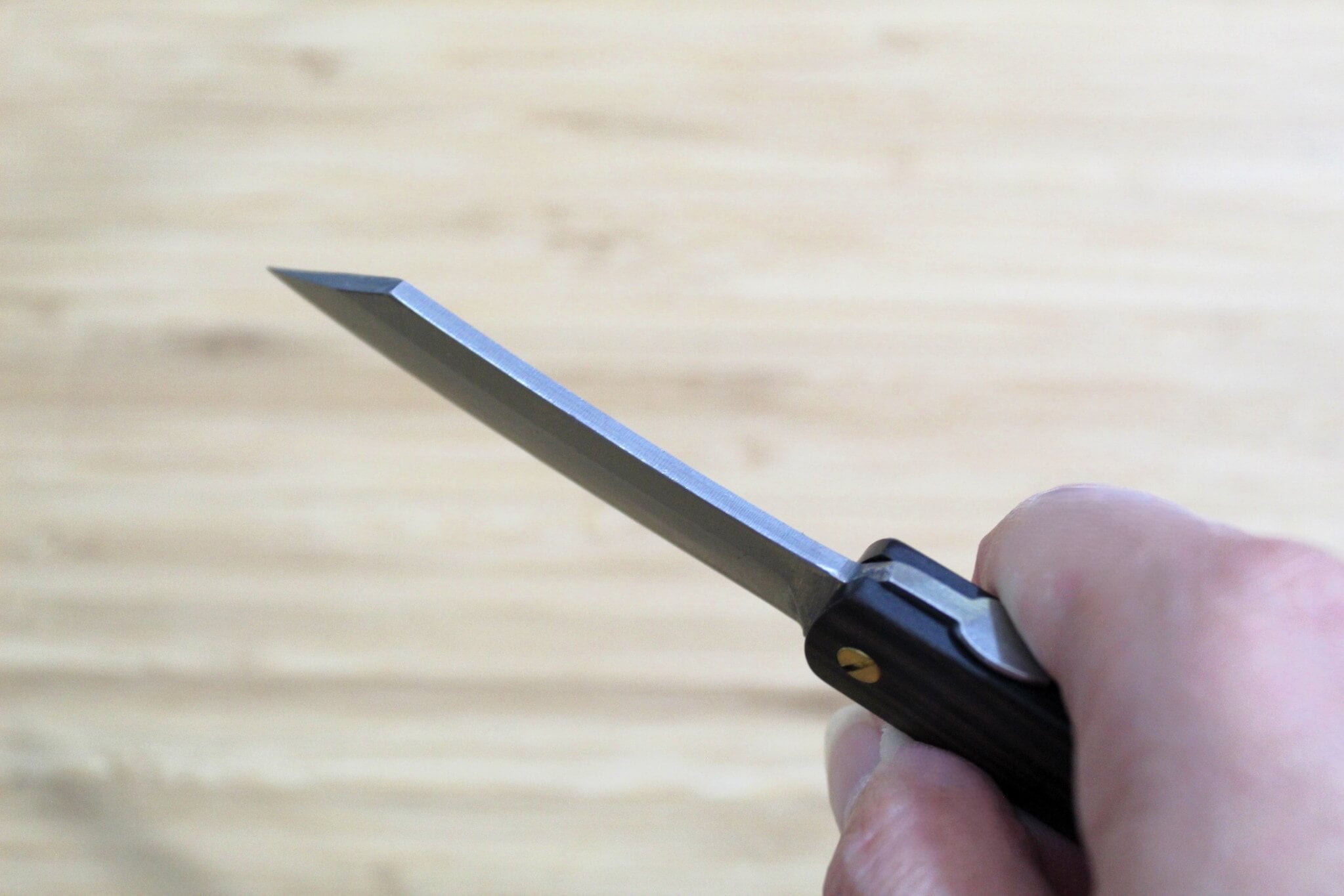 Higonokami Kokutan Ebony Handle VG-10 Japanese Folding Pocket Knife