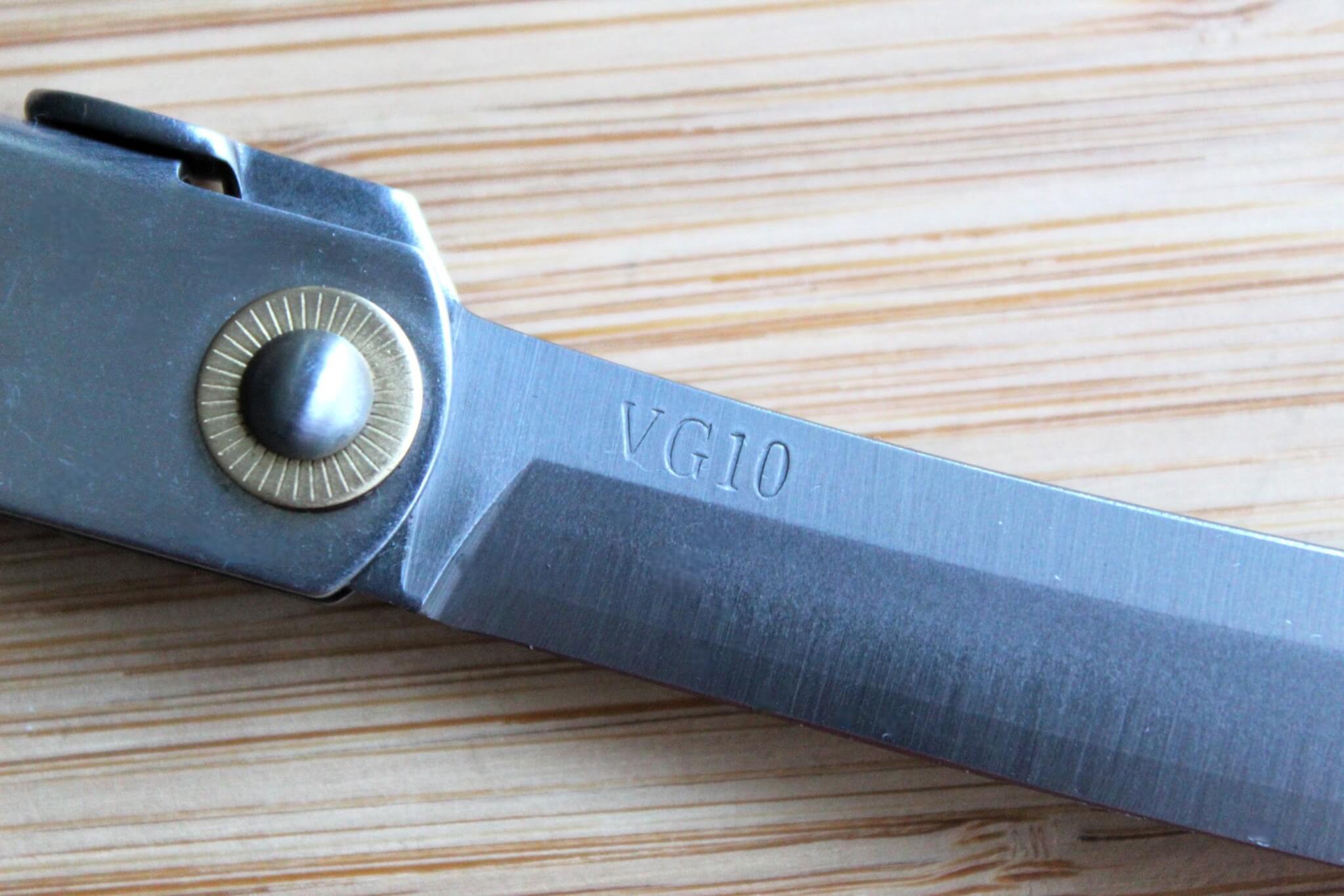 Higonokami Silver Handle VG-10 Japanese Folding Pocket Knife