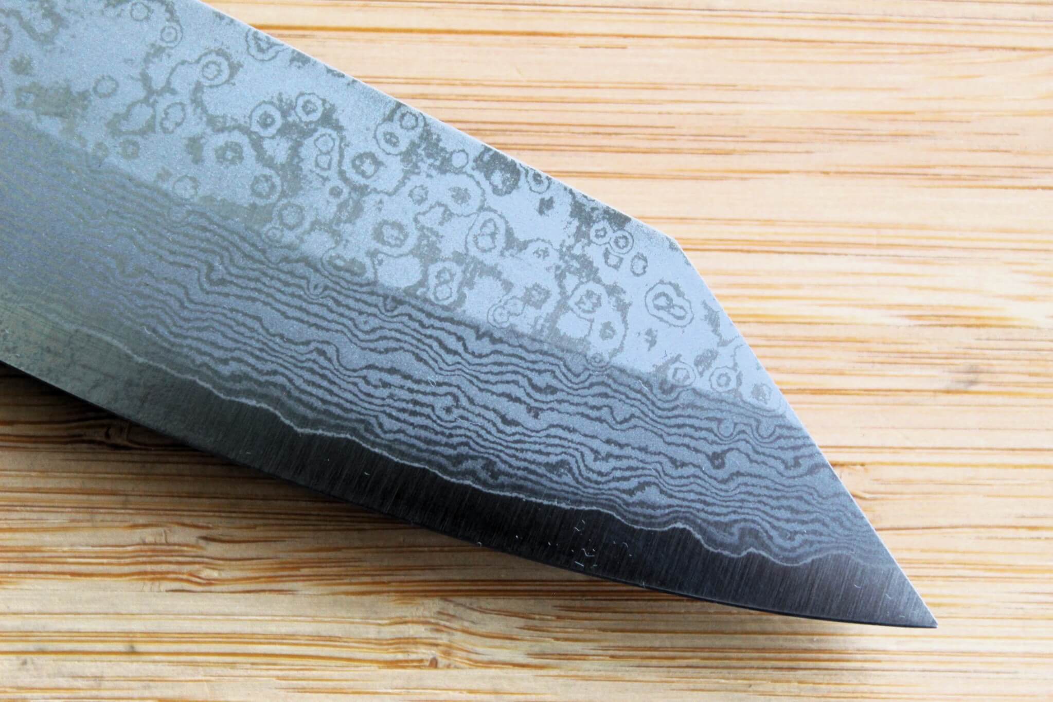 Higonokami VG10 Damascus Folding Knife - Brass Handle | Nagao Kanekoma