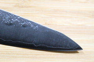 Hounen Kihan Oborozuki Ginsan Nashiji Petty Knife 150 mm / 5.9" with Magnolia Handle