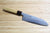 Hounen Kihan Oborozuki Ginsan Nashiji Santoku Knife 165 mm / 6.5" with Magnolia Handle