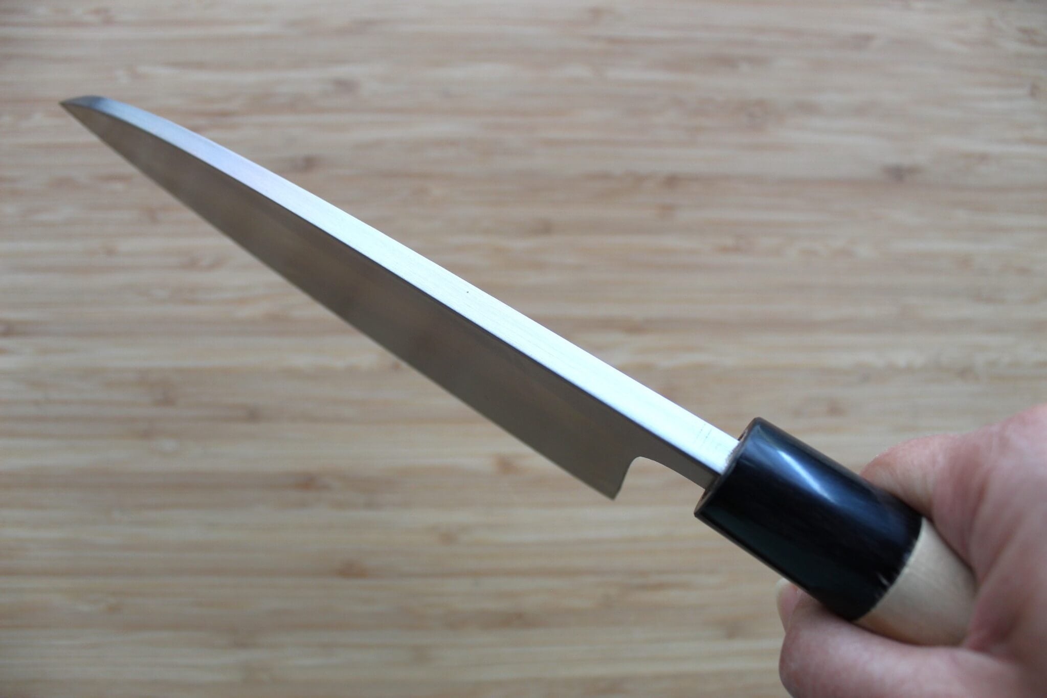 Sakai Takayuki Custom Sakura Decorative Deba Knife White Steel 180mm (7.0")