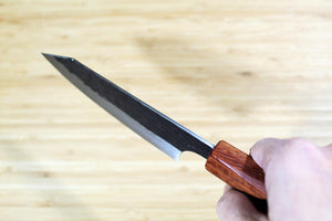 Isamitsu Shirogami #1 / White Steel #1 Petty Knife 150 mm / 5.9" Hasu-Seizo Exclusive Special Edition