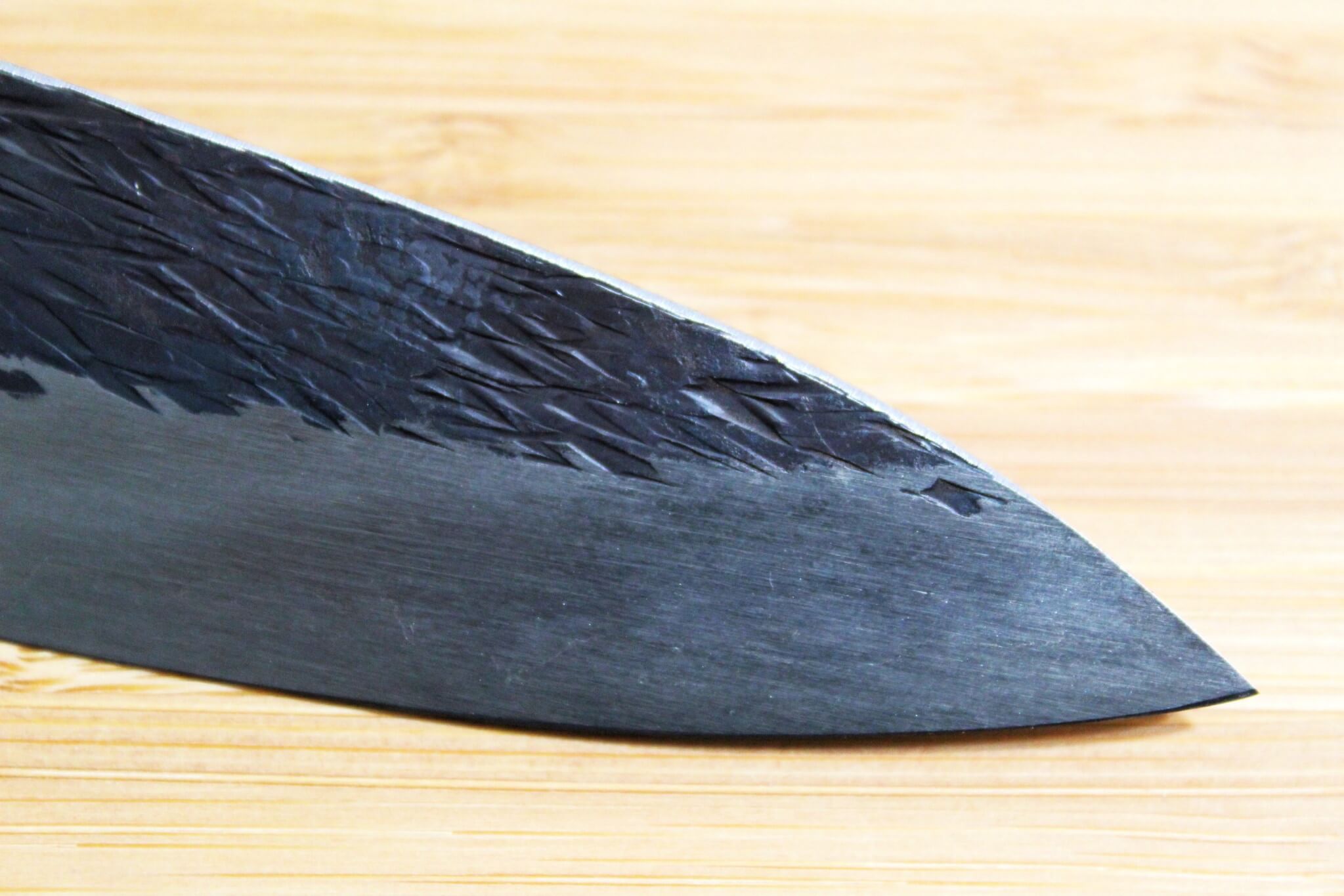 Isamitsu Shirogami #1 / White Steel #1 Petty 120 mm / 4.7" Brown Two Tone Maple Handle