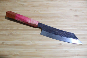 Isamitsu Shirogami #1 / White Steel #1 Kiritsuke 135 mm / 5.3" Red Two Tone Maple Handle