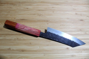 Isamitsu Shirogami #1 / White Steel #1 Kiritsuke 135 mm / 5.3" Red Two Tone Maple Handle