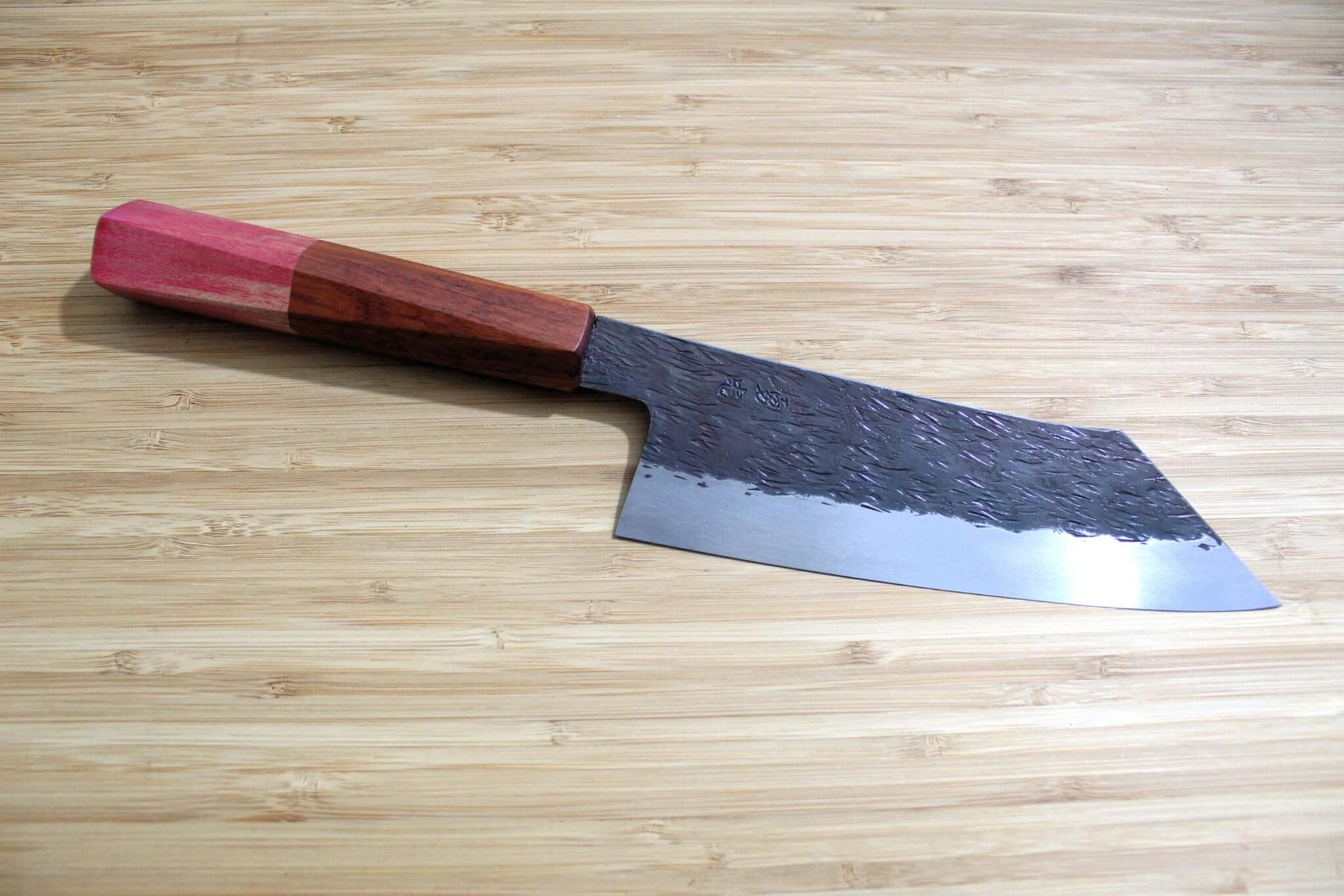 Isamitsu Shirogami #1 / White Steel #1 Kiritsuke 165 mm / 6.5" Red Two Tone Maple Handle