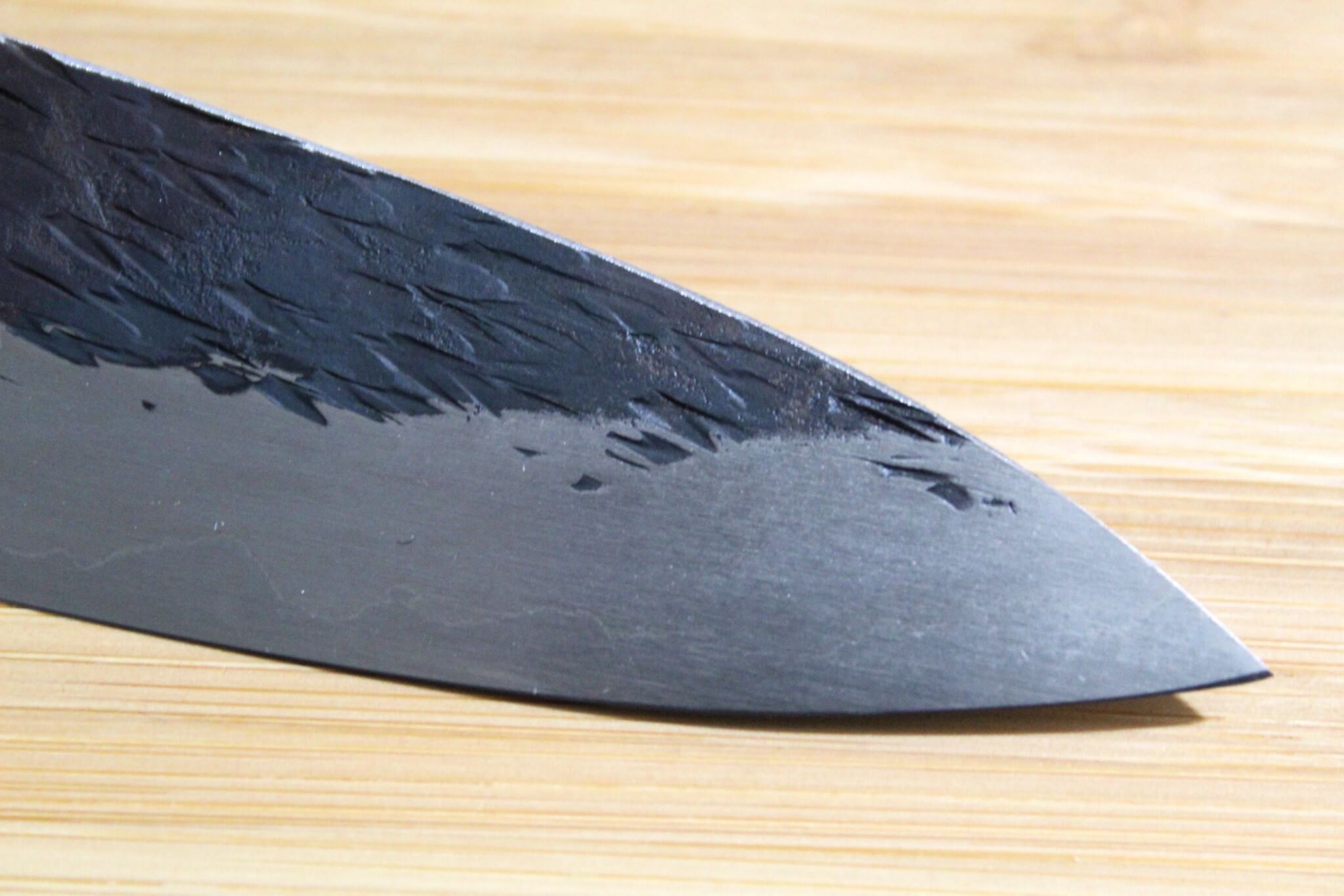 Isamitsu Shirogami #1 / White Steel #1 Petty 120 mm / 4.7" Red Two Tone Maple Handle