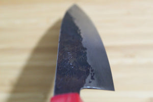 Isamitsu Shirogami #1 / White Steel #1 Petty 120 mm / 4.7" Red Two Tone Maple Handle