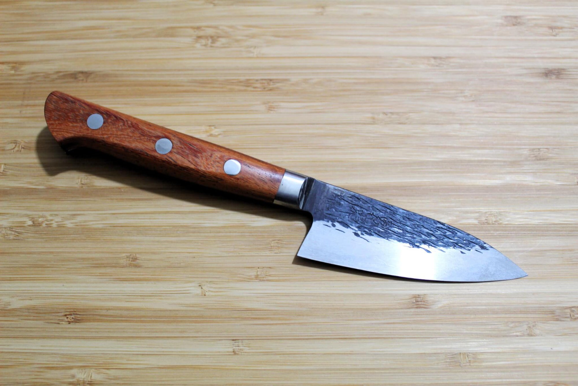 Isamitsu Shirogami #1 / White Steel #1 Paring Knife 90 mm / 3.5" Maple Handle