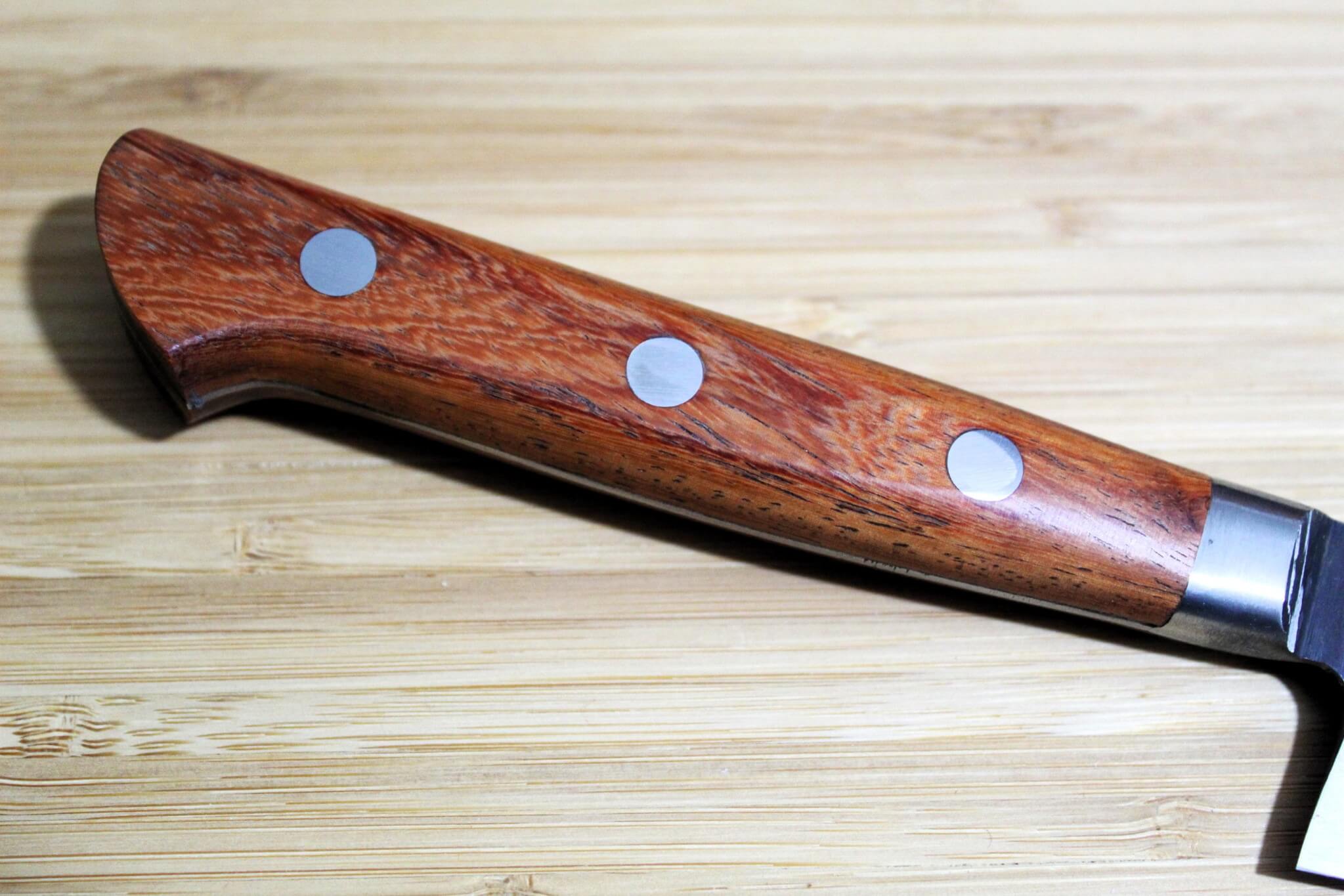 Isamitsu Shirogami #1 / White Steel #1 Paring Knife 90 mm / 3.5" Maple Handle