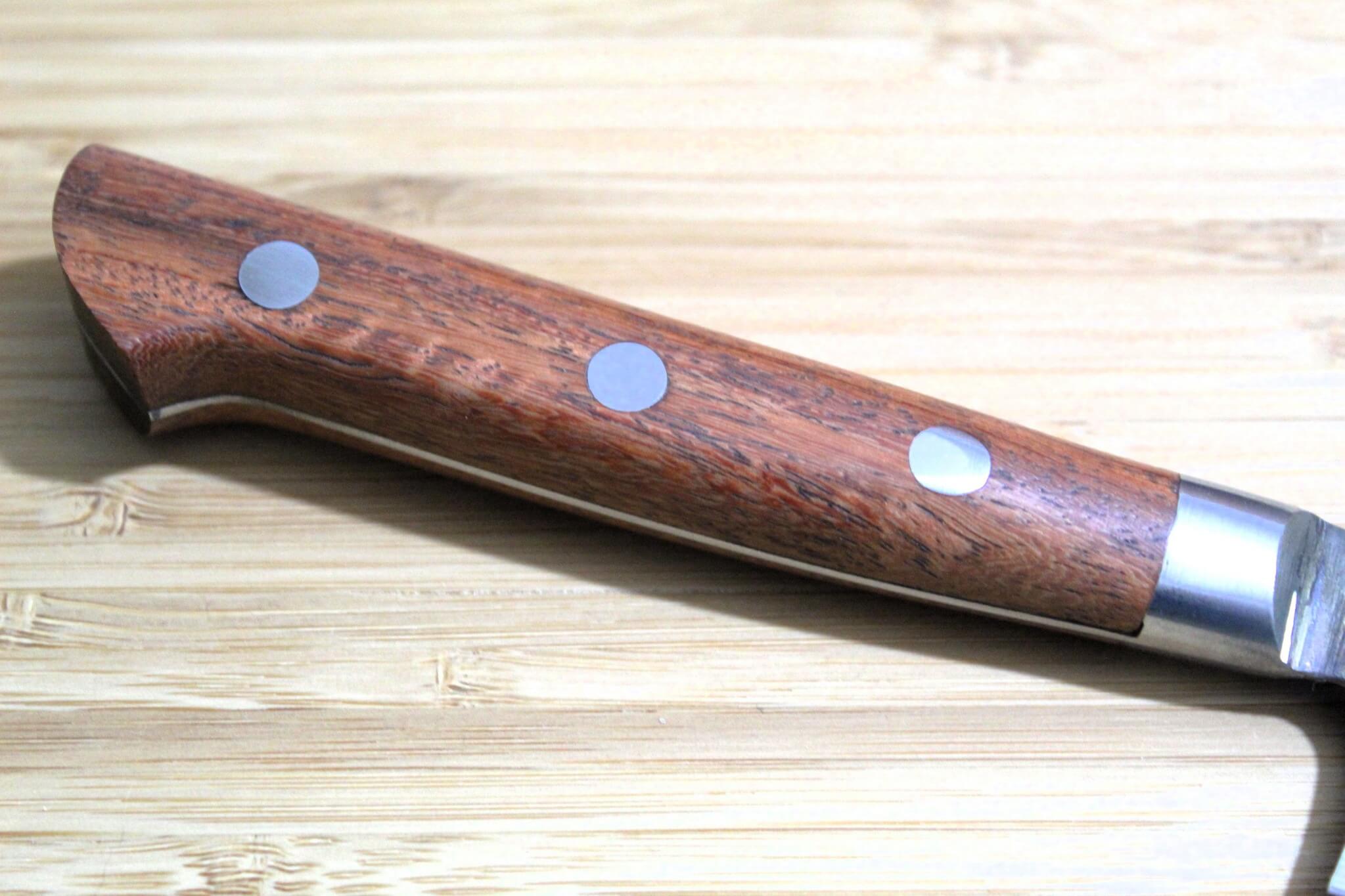 Isamitsu Shirogami #1 / White Steel #1 Santoku 180 mm / 7.0" Maple Handle