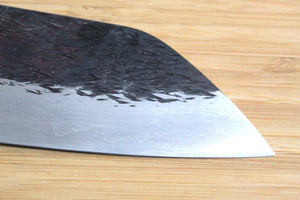 Isamitsu Shirogami #1 / White Steel #1 Santoku 180 mm / 7.0" Maple Handle