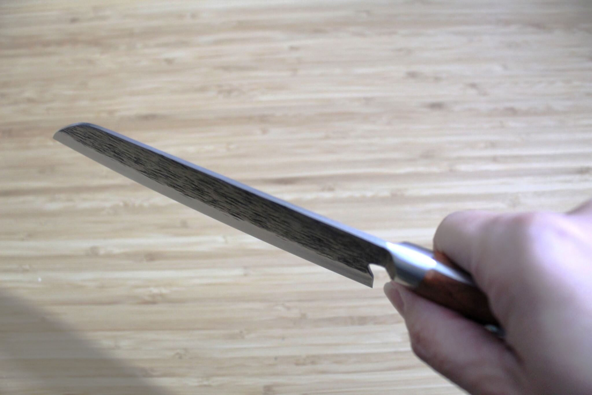 Isamitsu Shirogami #1 / White Steel #1 Santoku 180 mm / 7.0" Maple Handle