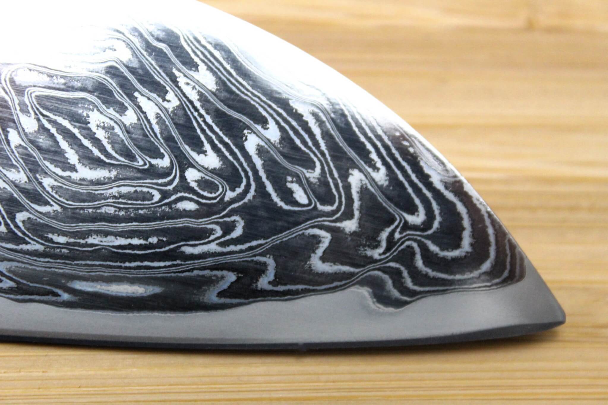 Kaneshige Hamono Vortex Nickle Damascus Santoku Knife 165 mm (6.5")