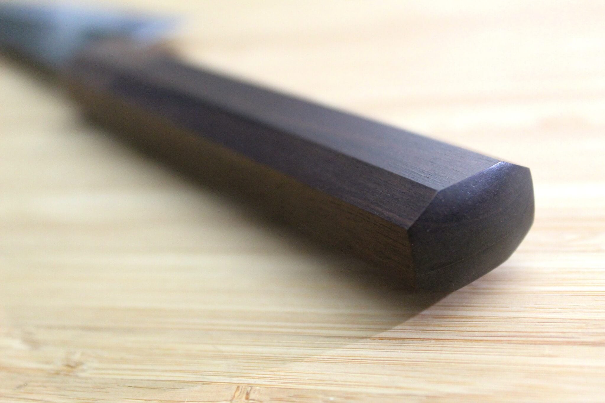 Kaneshige Hamono Kurouchi Aoniko Gyuto Knife 210 mm (8.2") Khii Ebony Handle