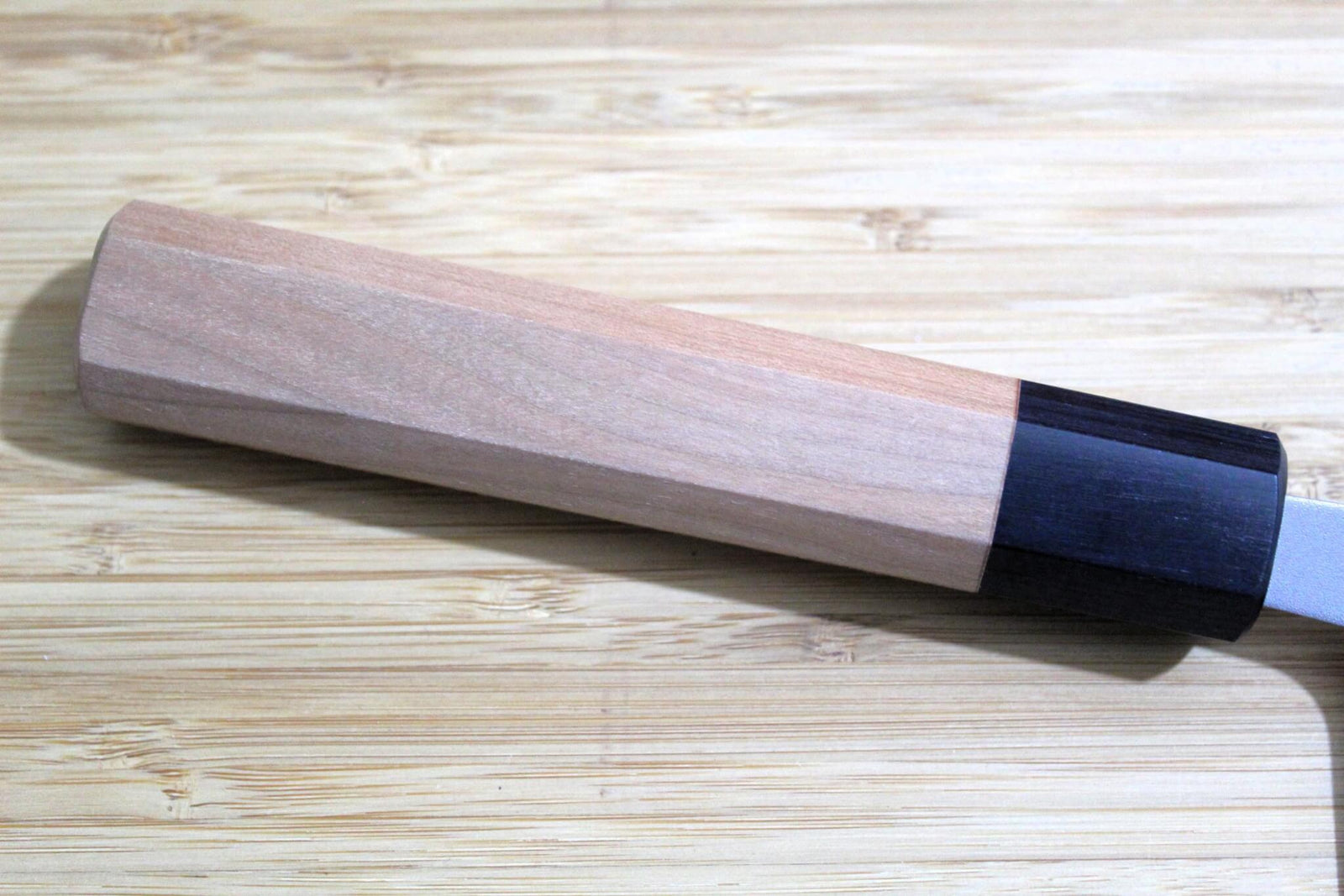 Kaneshige Hamono Ginsan Nashiji Nakiri Knife 165 mm (6.5") Cherry Handle