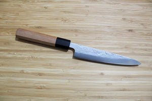 Kaneshige Hamono Ginsan Nashiji Petty Knife 150 mm (5.9") Cherry Handle