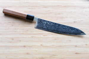 Kaneshige Hamono Vortex Nickle Damascus Gyuto Knife 210 mm (8.2")