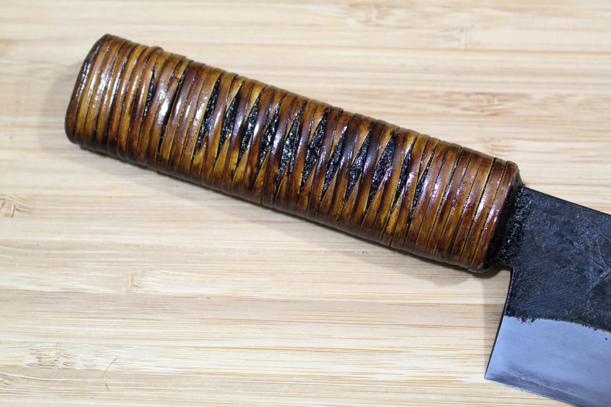 Kyokokaji Shokei Shironiko Kurouchi Deba 135 mm (5.3") Fujimaki Handle